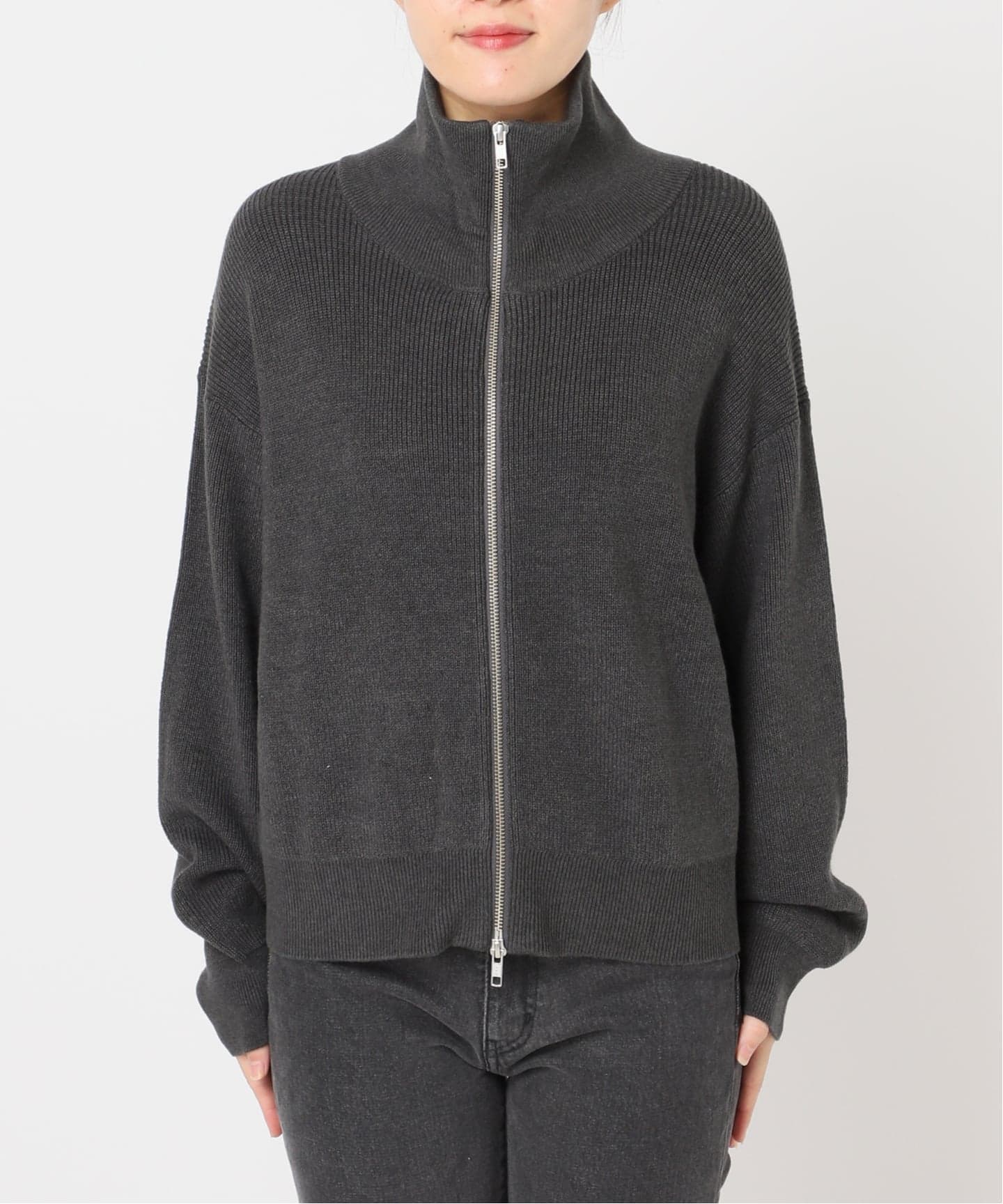 WEB限定予約》［25AW新作］ダブルZIPニットカーディガン