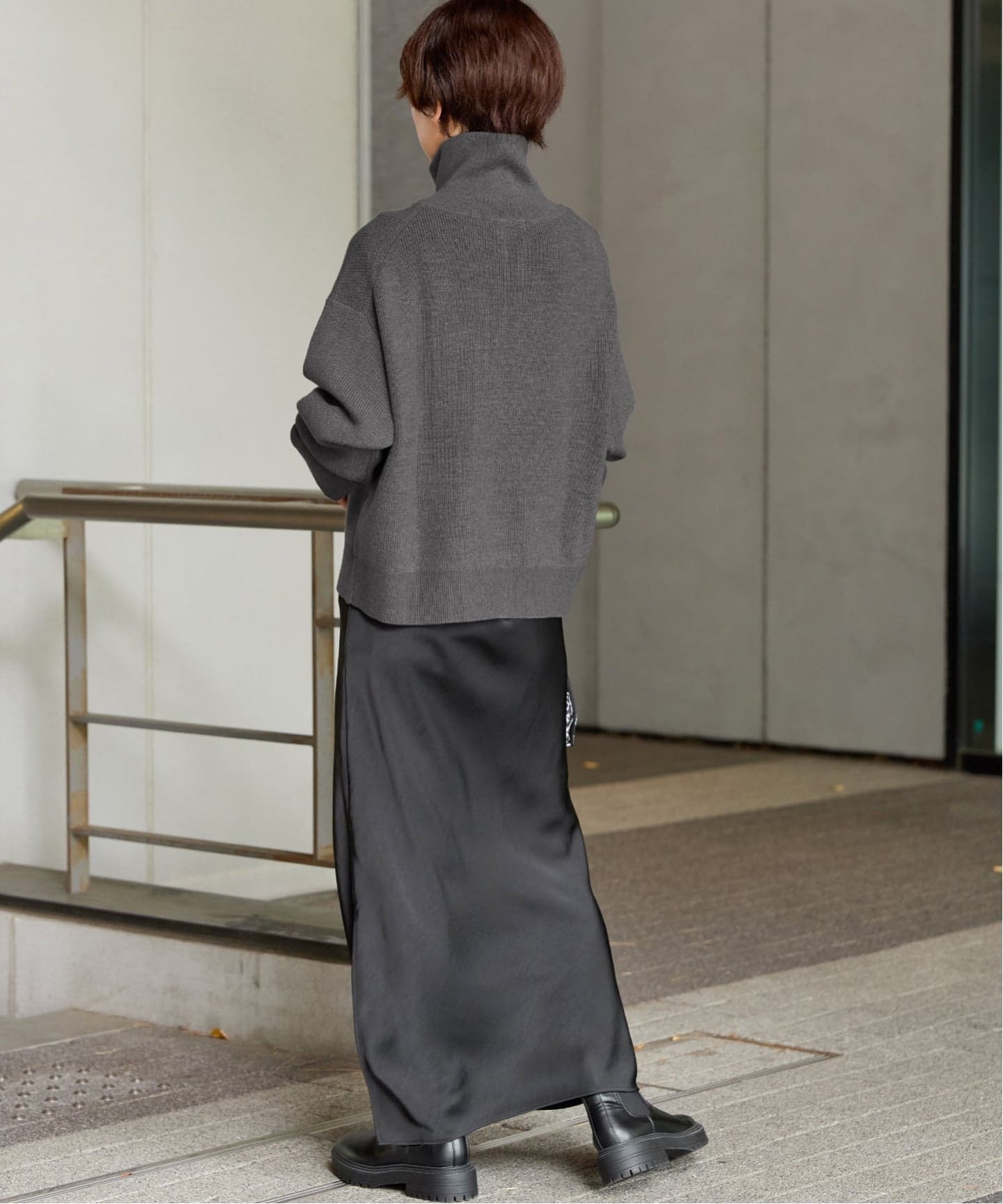 WEB限定追加2》ダブルジップニットカーディガン（カーディガン