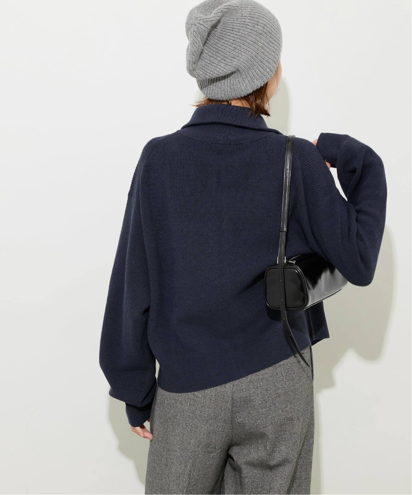 WEB限定追加2》ダブルジップニットカーディガン（カーディガン