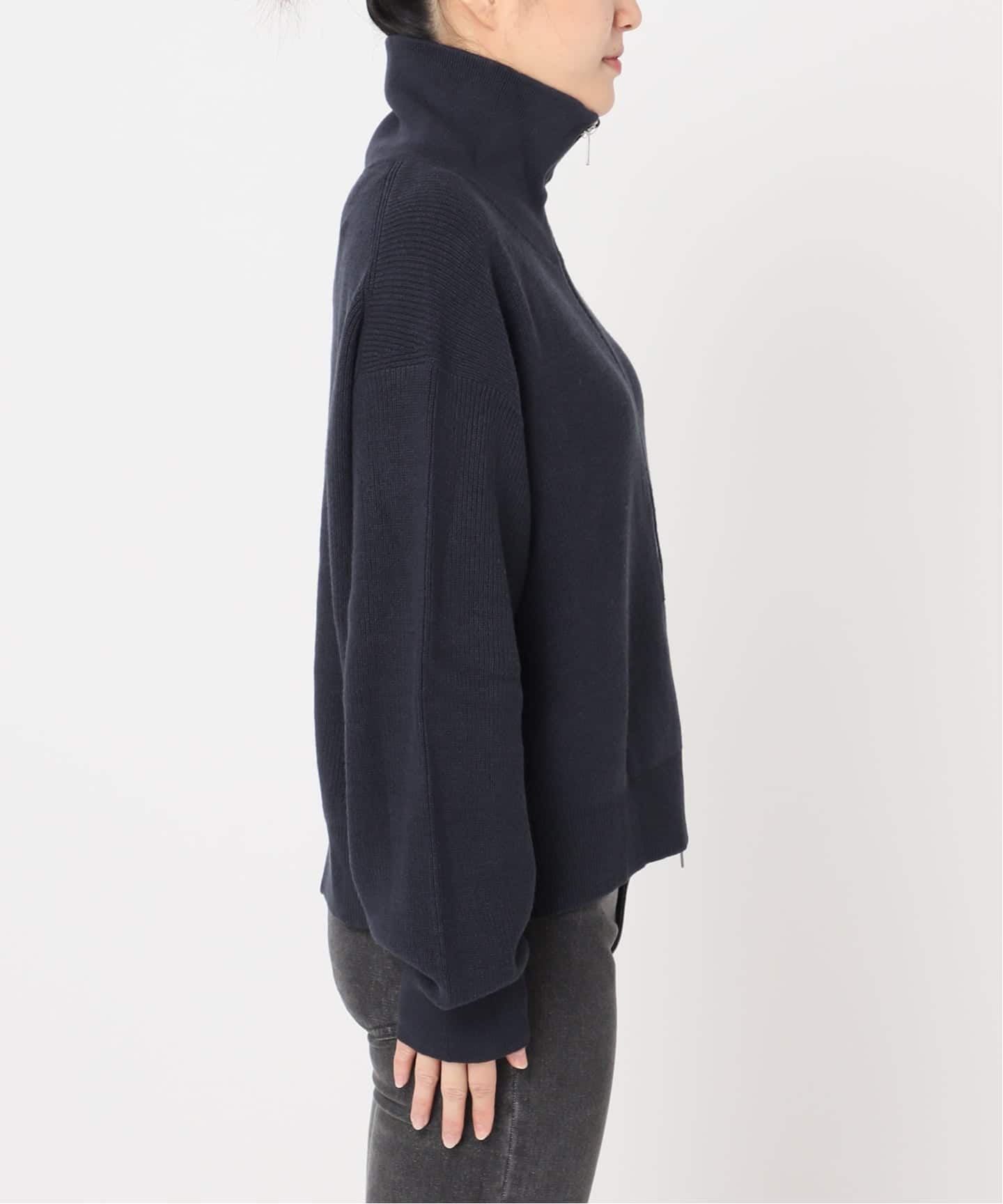 WEB限定追加2》ダブルジップニットカーディガン（カーディガン