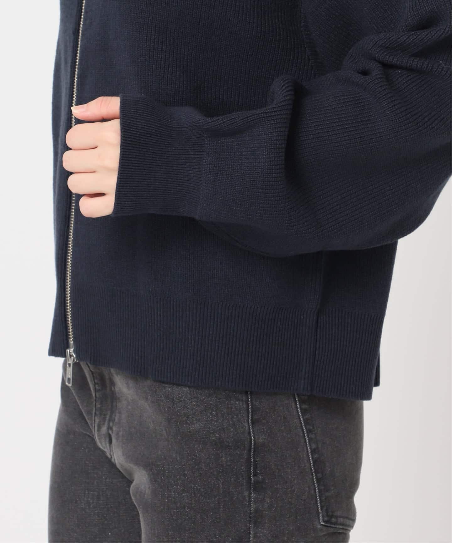 【k】JOURNAL STANDARD ダブルジップ ニットカーディガン 追加3》ダブルジップニットカーディガン｜ジャーナルスタンダード