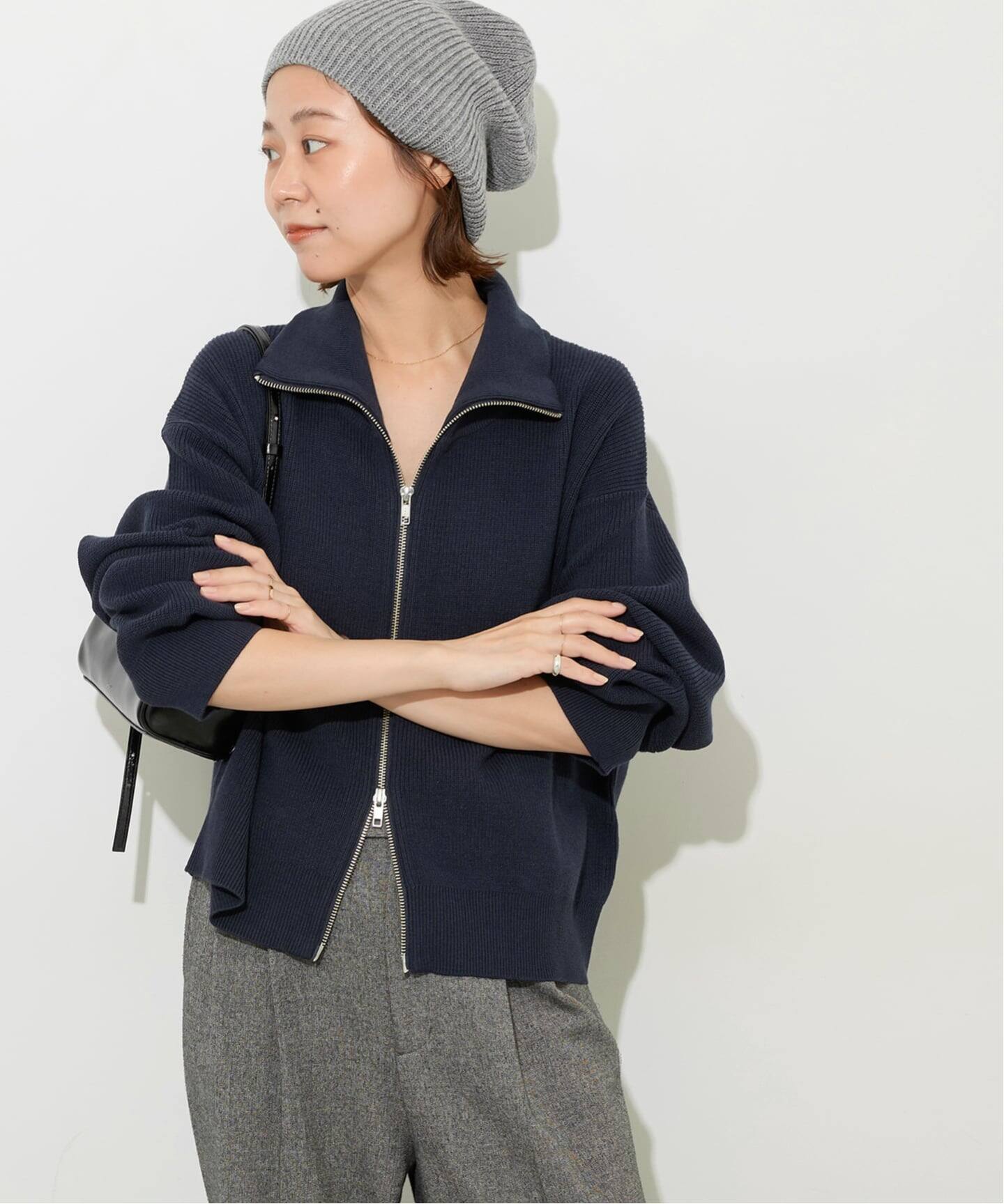 追加3》ダブルジップニットカーディガン（カーディガン）｜JOURNAL