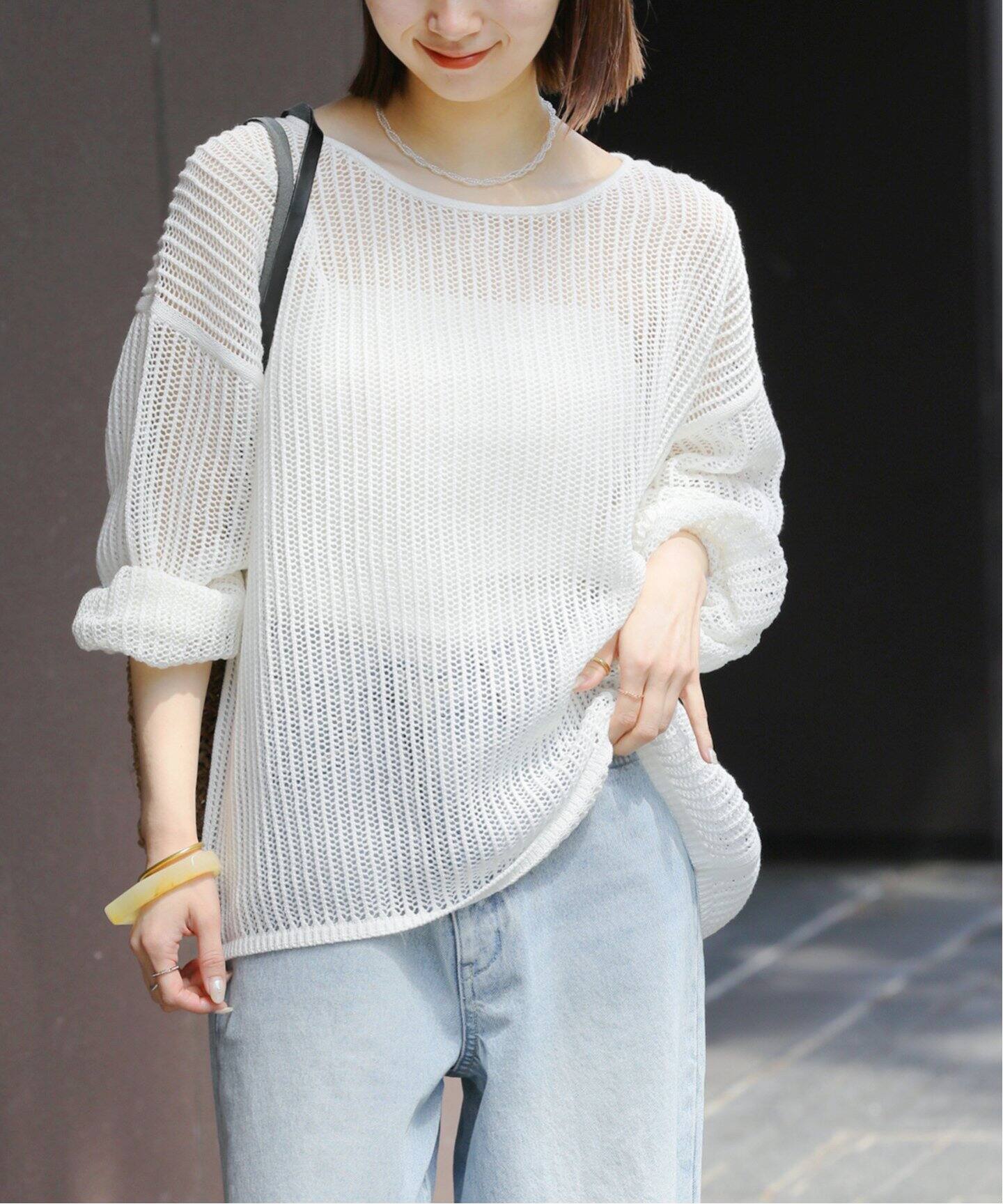 JOURNAL STANDARD - ジャーナルスタンダード relume リブニット ポイントは”透け感” 今買うべきサマーニット｜JOURNAL STANDARD