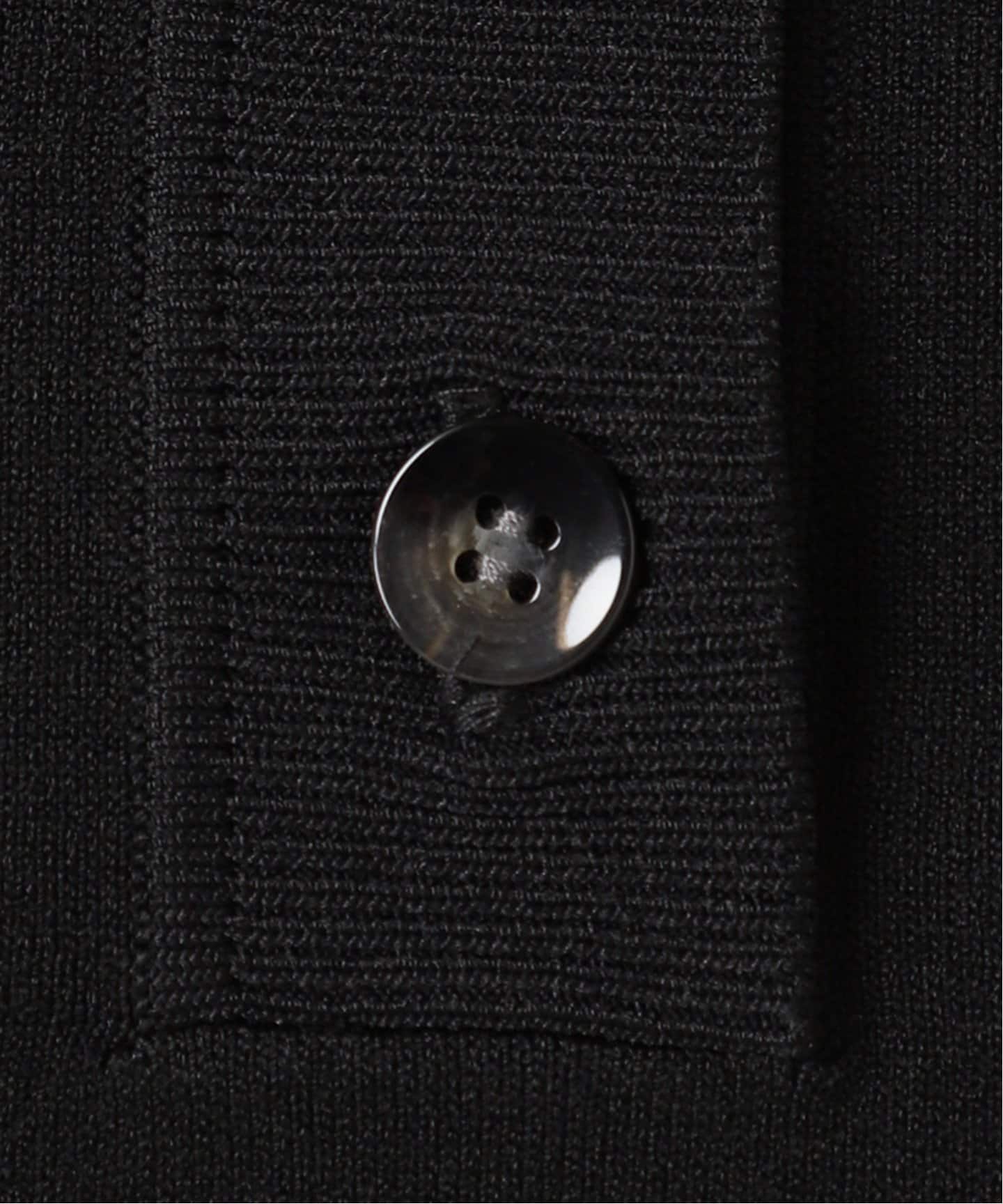 【24ss】ジャーナルスタンダードレリューム　ウォッシャブルドルマンポロニット黒 追加》ウォッシャブルドルマンポロニット（ニット/セーター