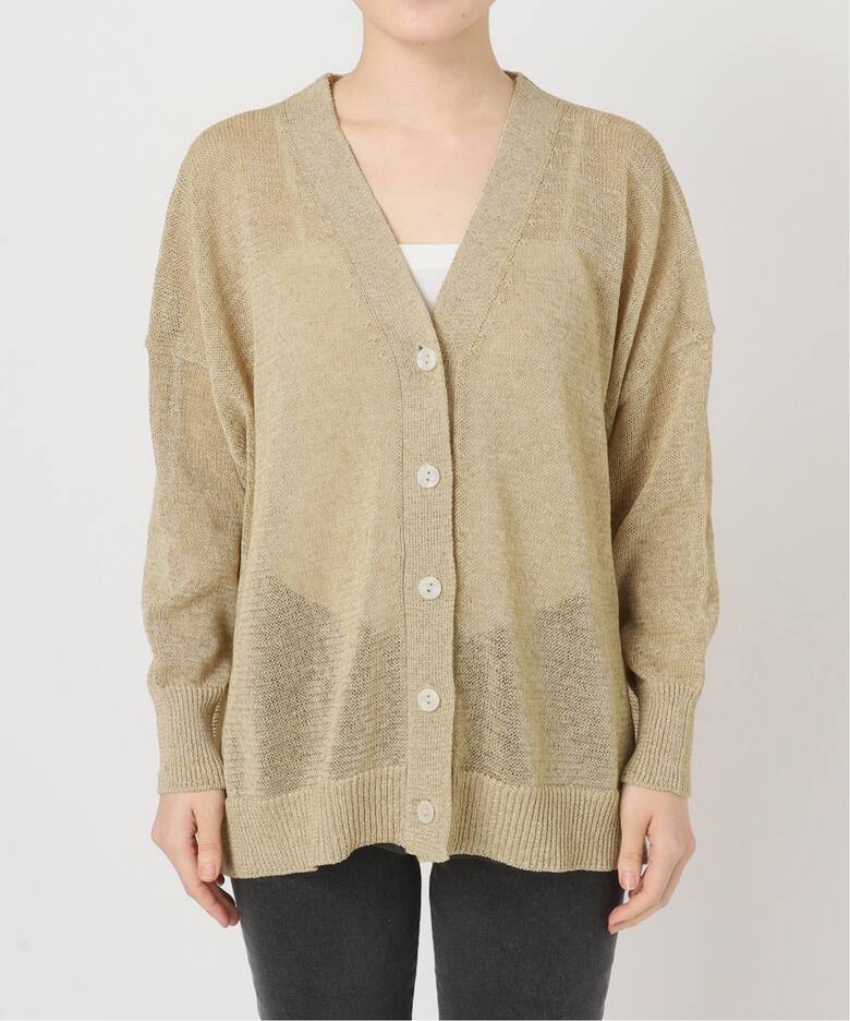 追加予約》PEリネンルーズVカーディガン（カーディガン）｜JOURNAL  