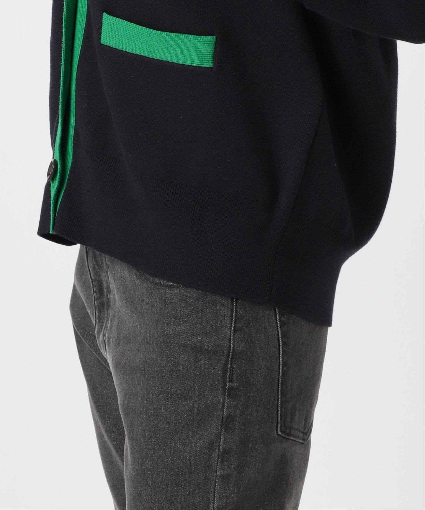 ダブルニットコントラストカーディガン（カーディガン）｜JOURNAL