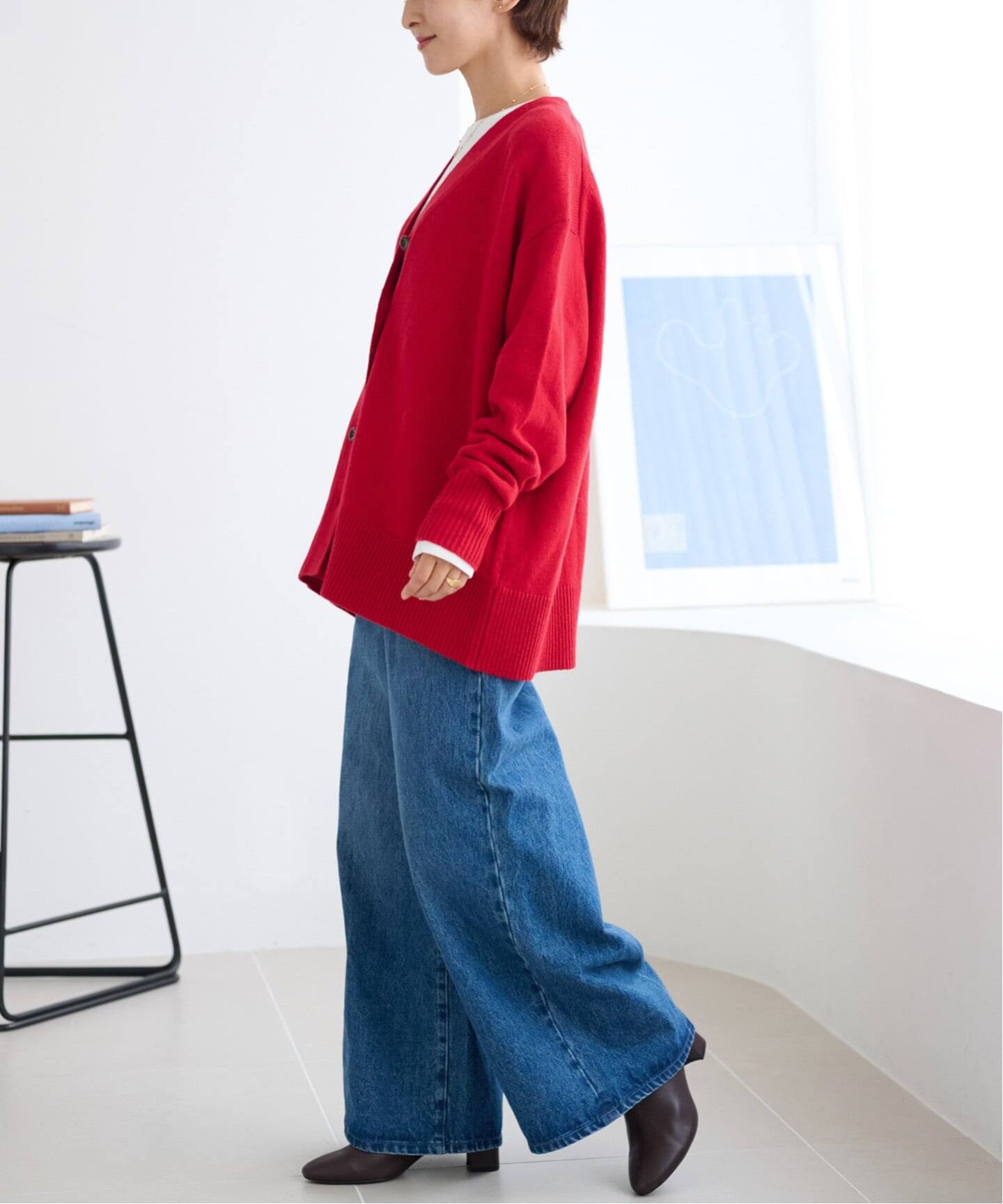 追加 / 新色》ハミルトンウールVカーディガン（カーディガン