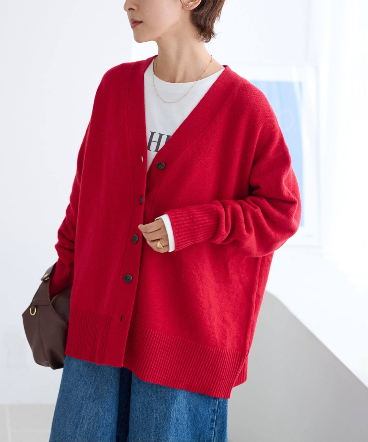 追加 / 新色》ハミルトンウールVカーディガン（カーディガン