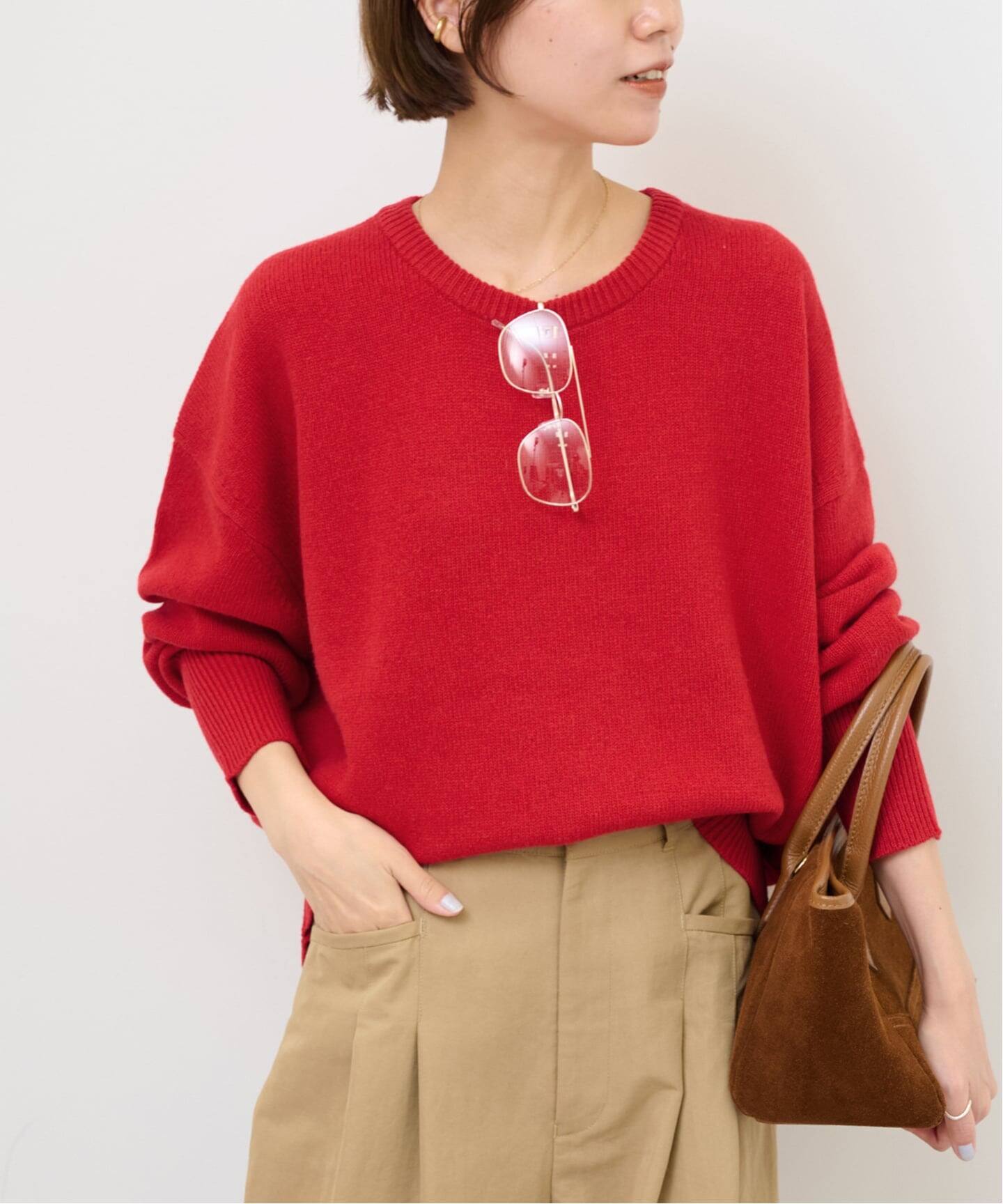 追加》ハミルトンウールクループルオーバー（ニット／セーター