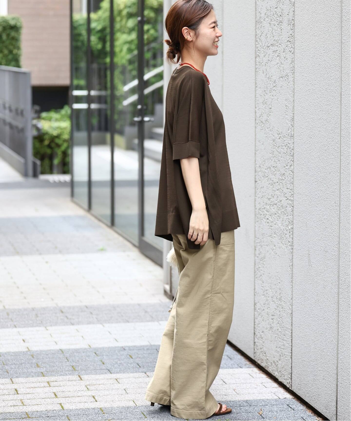 JOURNAL STANDARD (ジャーナルスタンダード) ★★ ②＃② 25080400706020 ウォッシャブル 2WAYポンチョプルオーバー レディース ブラウン FREE ウォッシャブル 2WAYポンチョプルオーバー（ニット／セーター