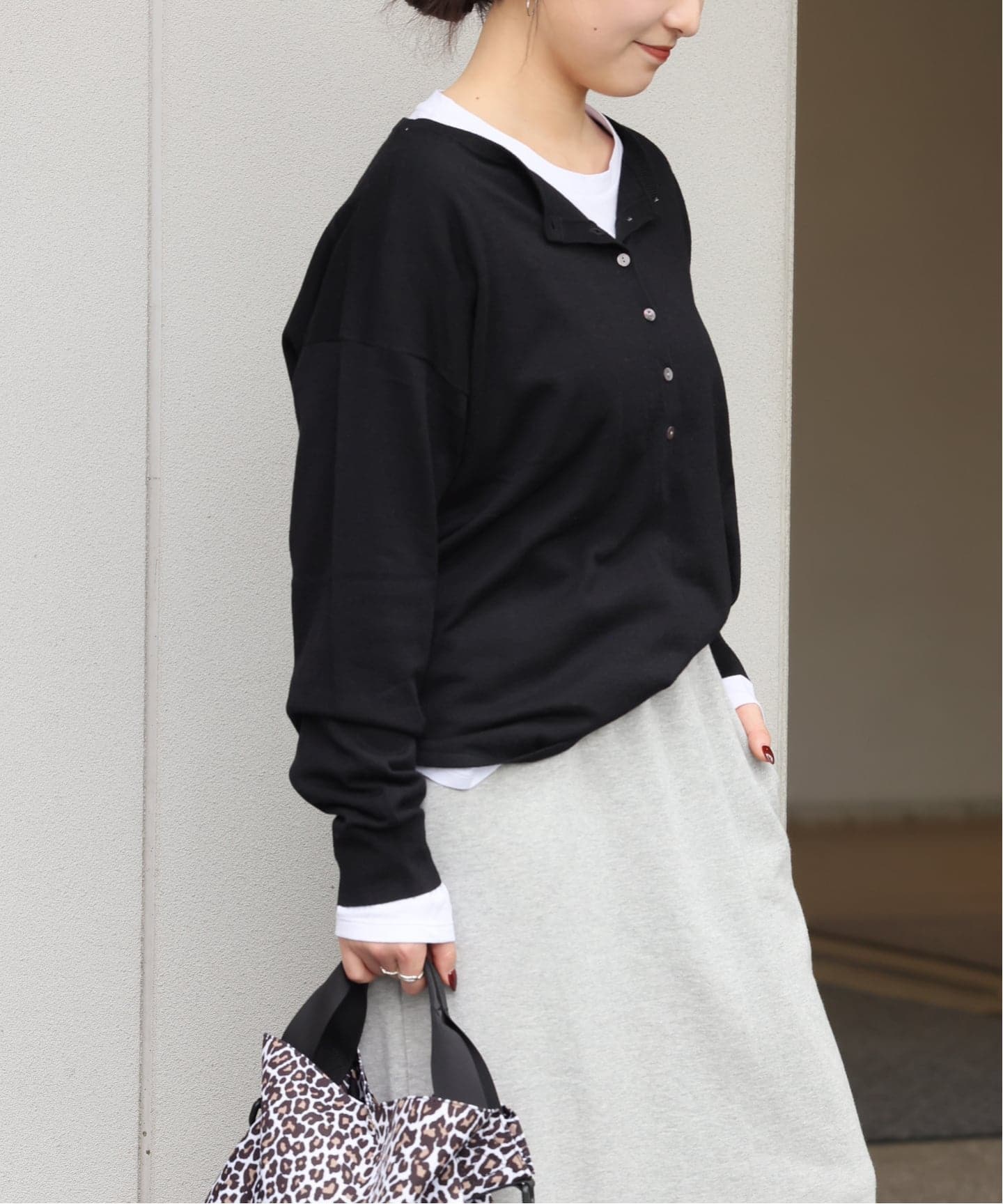 今期新品ジャーナルスタンダード⭐︎2枚セット3WAYレイヤードヘンリープルオーバー 追加2》［2枚セット］3WAYレイヤードヘンリープルオーバー（ニット