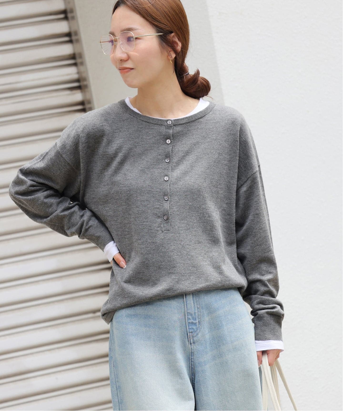 今期新品ジャーナルスタンダード⭐︎2枚セット3WAYレイヤードヘンリープルオーバー 追加予約2》［25AW新作 / 2枚セット］3WAYレイヤードヘンリー