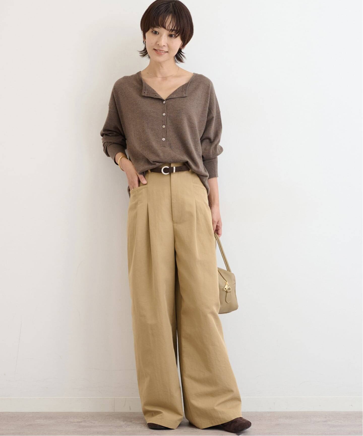 今期新品ジャーナルスタンダード⭐︎2枚セット3WAYレイヤードヘンリープルオーバー 追加2》［25AW新作 / 2枚セット］3WAYレイヤードヘンリープルオーバー