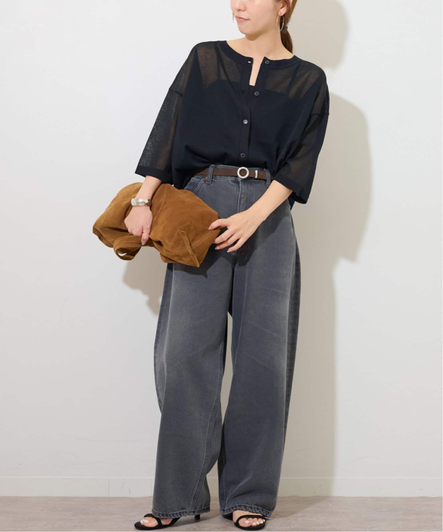 パールボタン2WAYカーディガン◆ JOURNAL STANDARD ネイビー 2WAY】 パールボタンラクーンカーディガン – Sirin Online Store