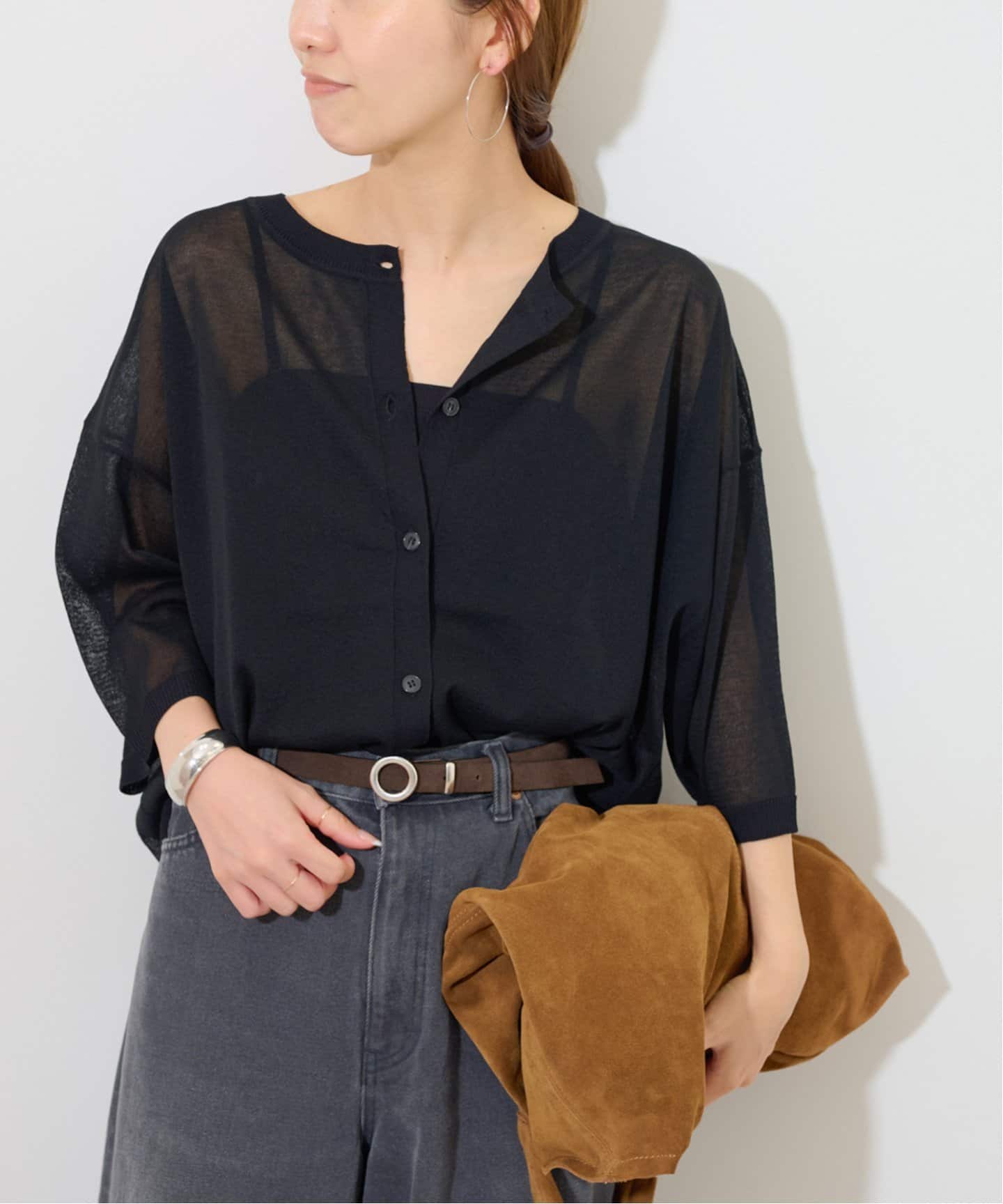 パールボタン2WAYカーディガン◆ JOURNAL STANDARD ネイビー 2WAY】 パールボタンラクーンカーディガン – Sirin Online Store