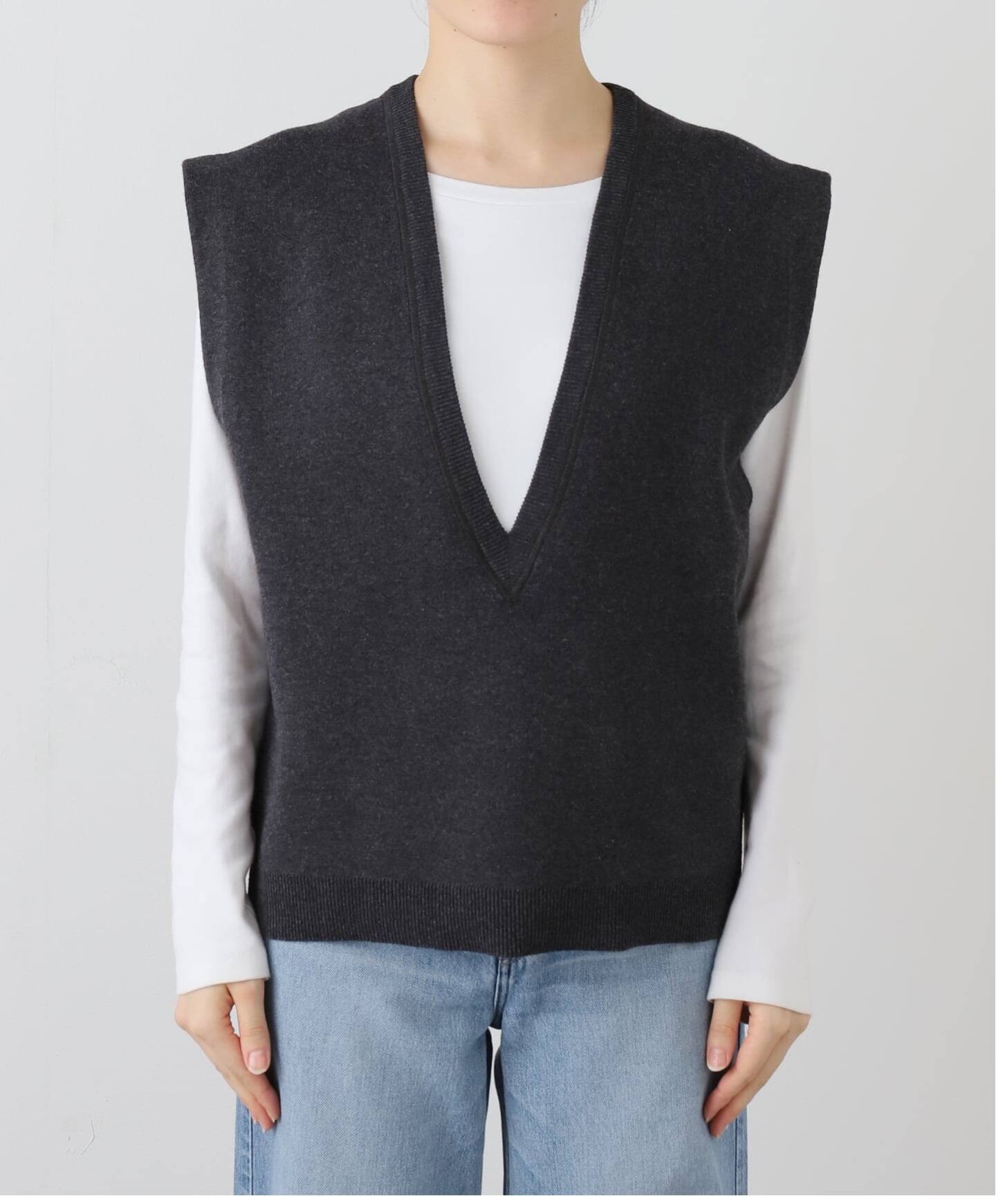 コットンカシミヤミックスVベスト（ベスト）｜JOURNAL STANDARD relume