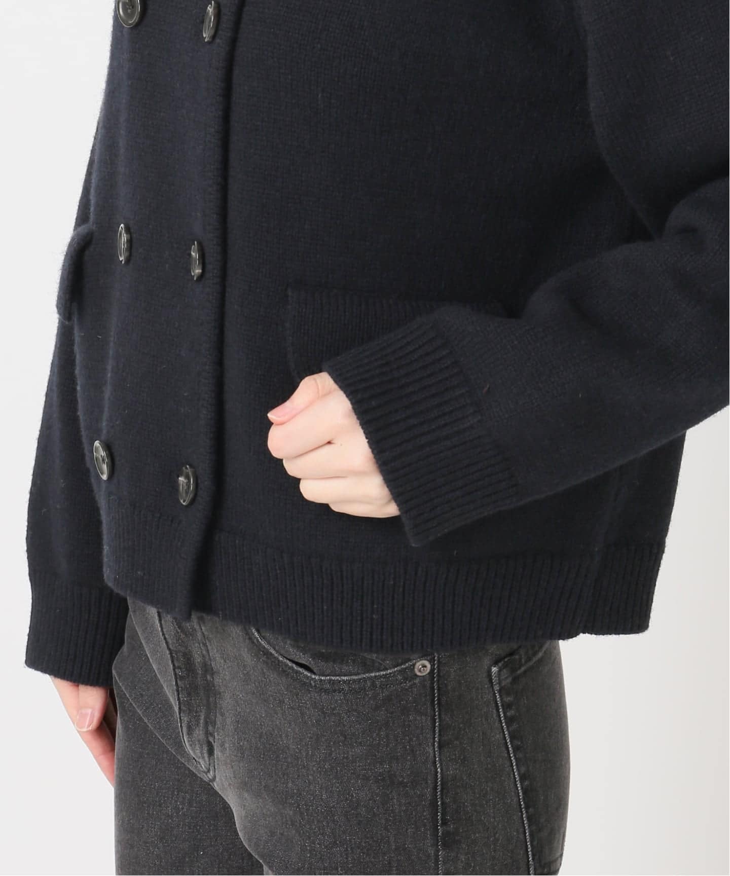 ジャーナルスタンダードrelume 別注 ヘビーピケ ジャケット カーディガン WEB限定追加》［25AW新作］ダブルニットジャケット（カーディガン