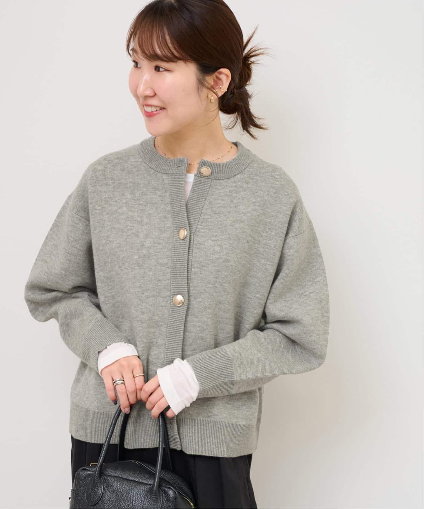 JOURNAL STANDARD relume ニットカーディガン ウッドボタン JOURNAL STANDARD relume（ジャーナルスタンダード レリューム