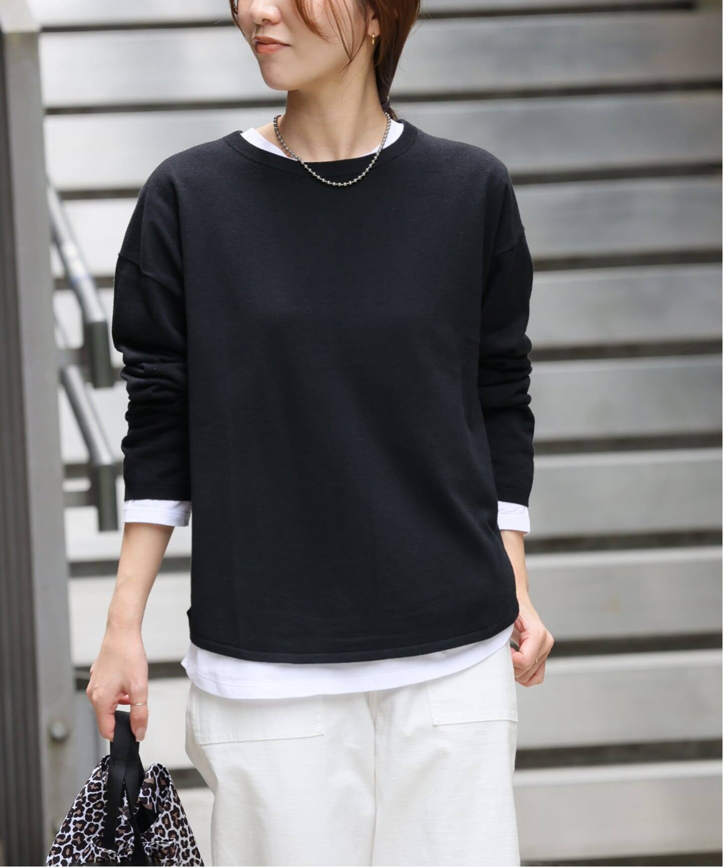 追加3》［2枚セット］3WAYレイヤードニットプルオーバー（ニット