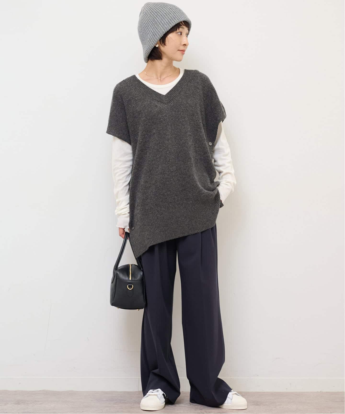 ウールカシミヤミックスポンチョベスト（ベスト）｜JOURNAL STANDARD