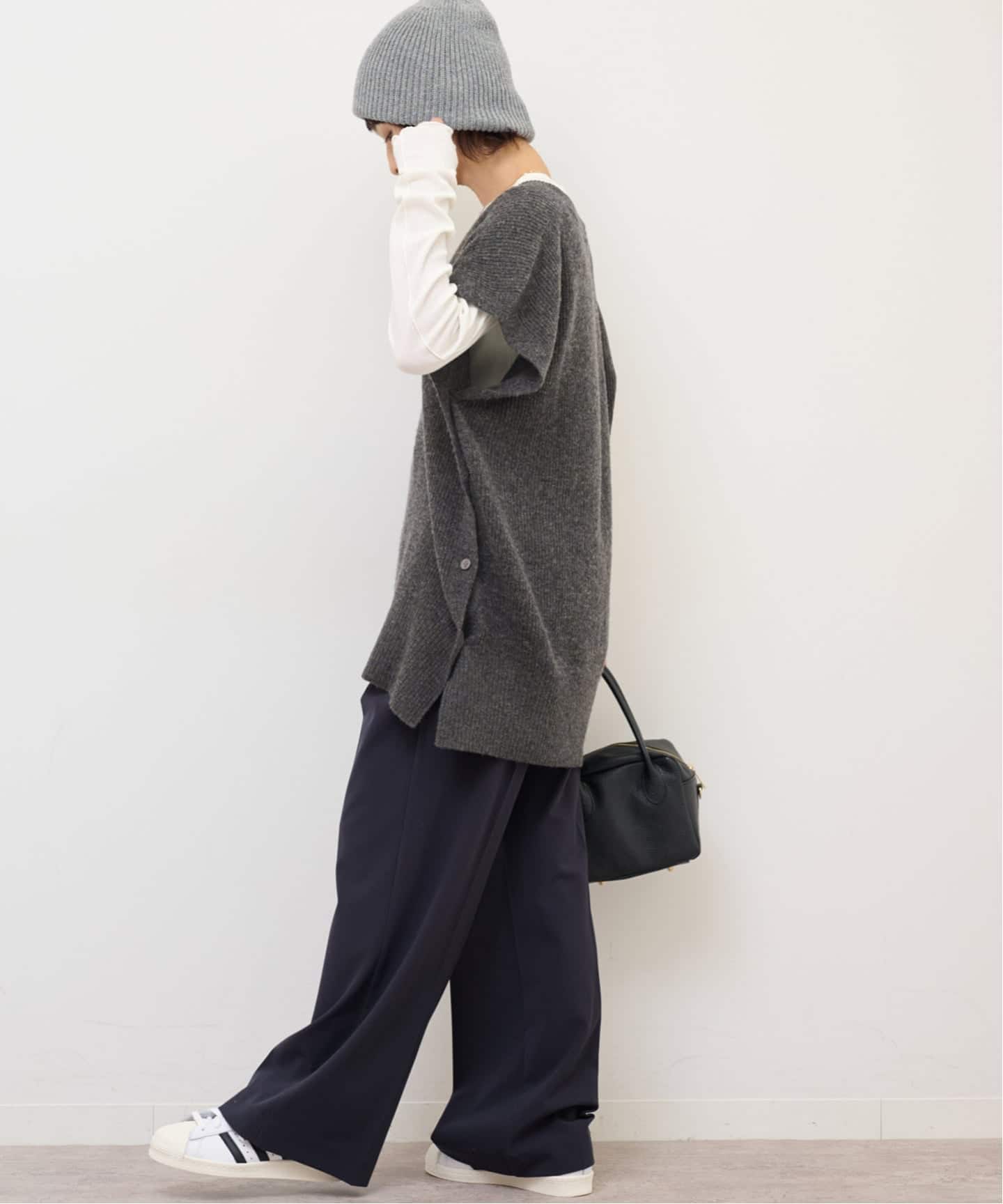 ウールカシミヤミックスポンチョベスト（ベスト）｜JOURNAL STANDARD