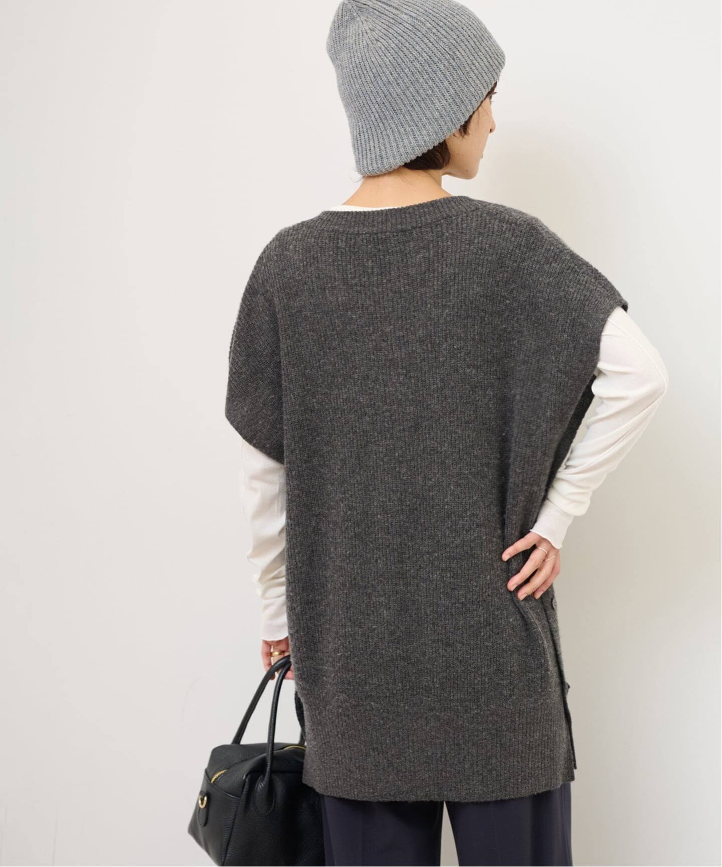 ウールカシミヤミックスポンチョベスト（ベスト）｜JOURNAL STANDARD