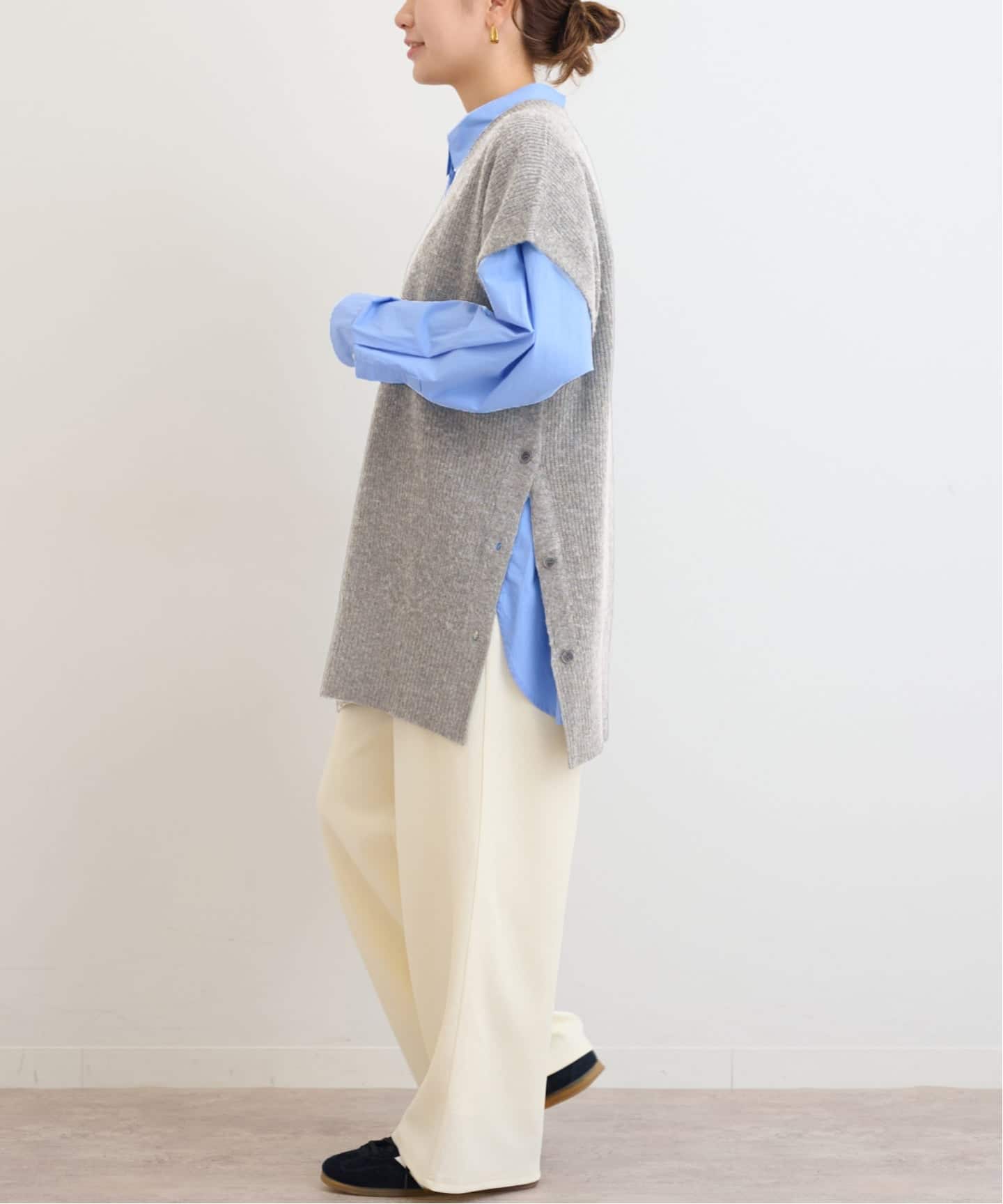 ウールカシミヤミックスポンチョベスト（ベスト）｜JOURNAL STANDARD