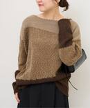 《予約》ミックスファブリックプルオーバー