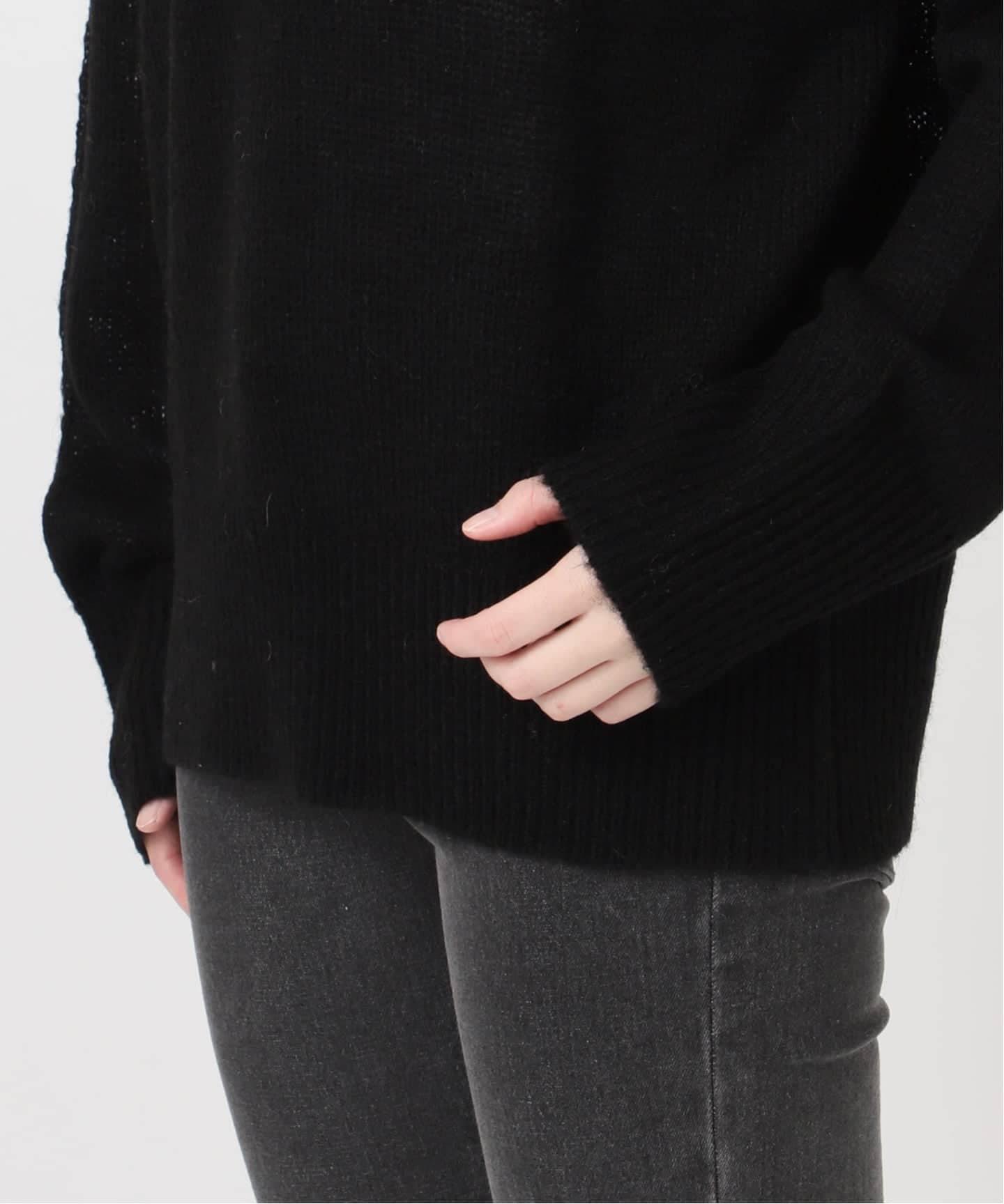 ブローチ付き］ブローチセットプルオーバー（ニット／セーター