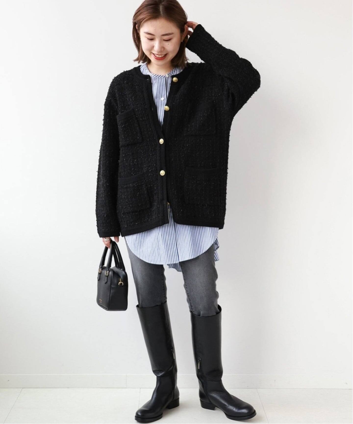 WEB限定追加予約2》TWEEDYニットジャケット（カーディガン）｜JOURNAL