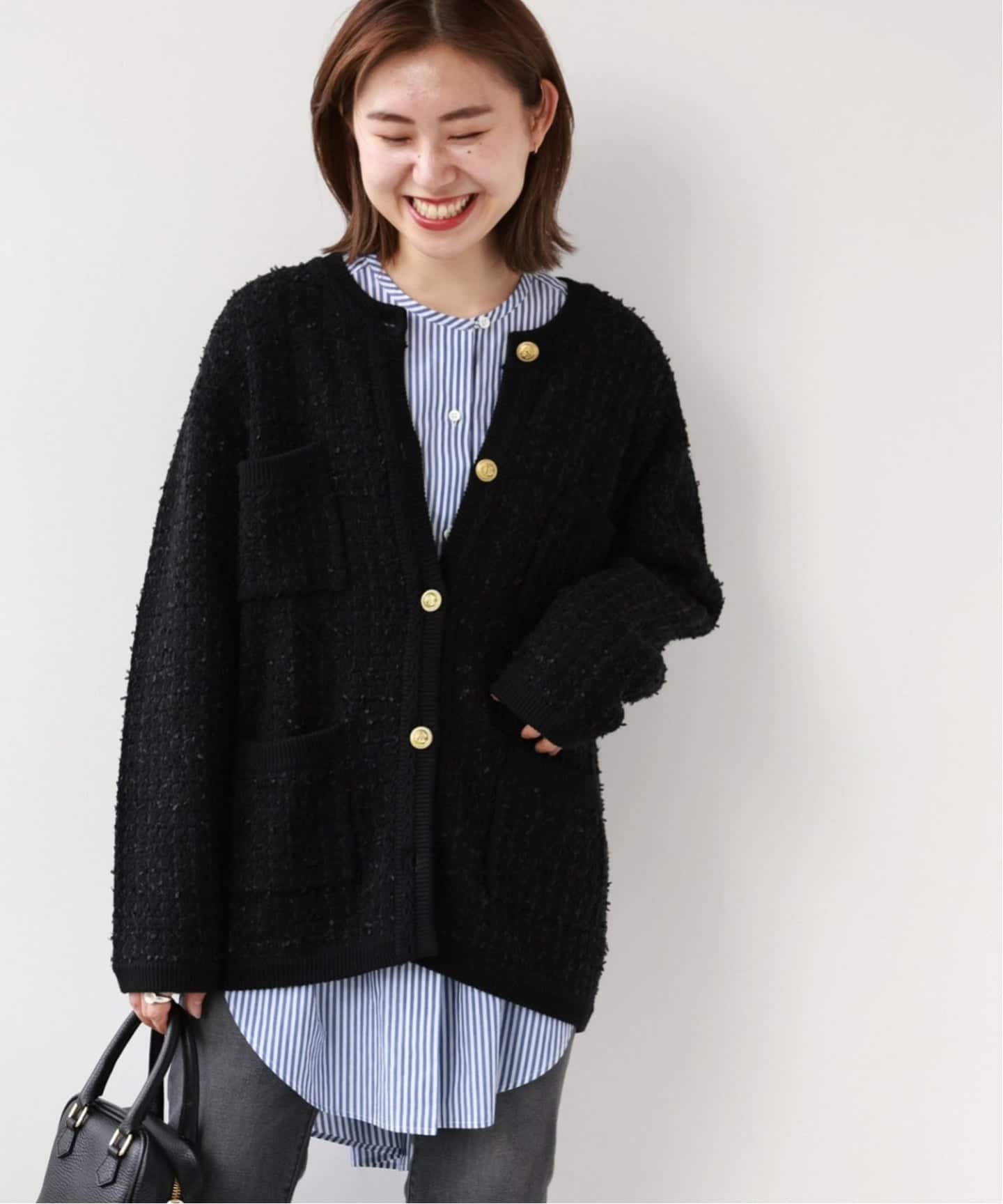 追加2》TWEEDYニットジャケット（カーディガン）｜JOURNAL STANDARD