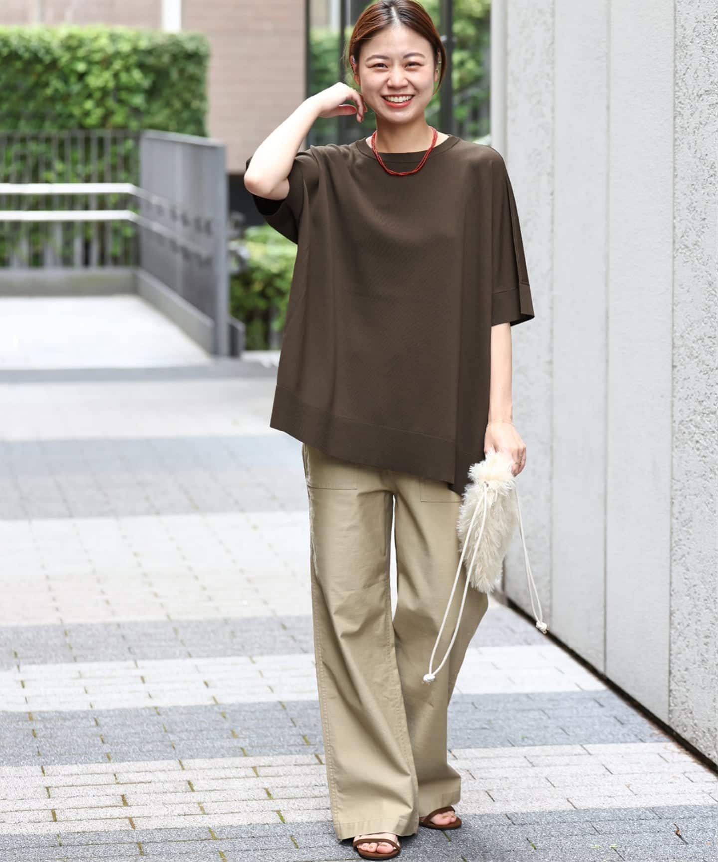ニット セーター 「追加5」接触冷感 / ウォッシャブルクールポンチョプルオーバー レディース JOURNAL STANDARD relume｜《追加予約5》接触冷感