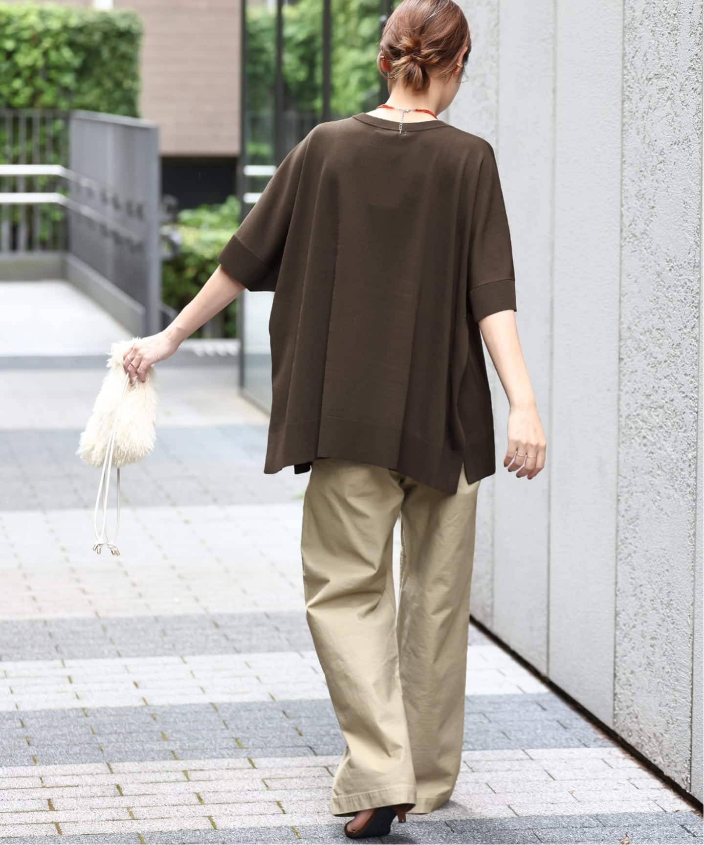 JOURNALSTANDARD relume◆ピュアラムウールポンチョ タグ付き 追加予約5》接触冷感 / ウォッシャブルクールポンチョプル
