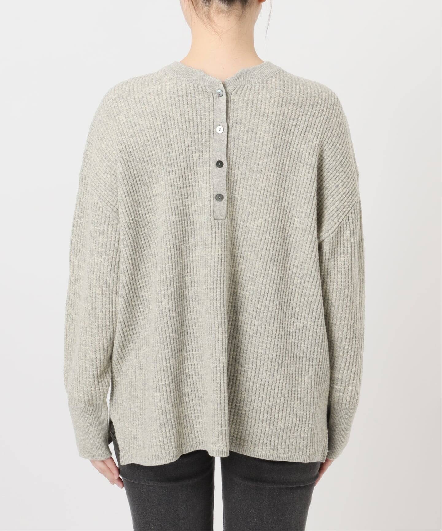 ウォッシャブルウールヘンリープルオーバー（ニット／セーター