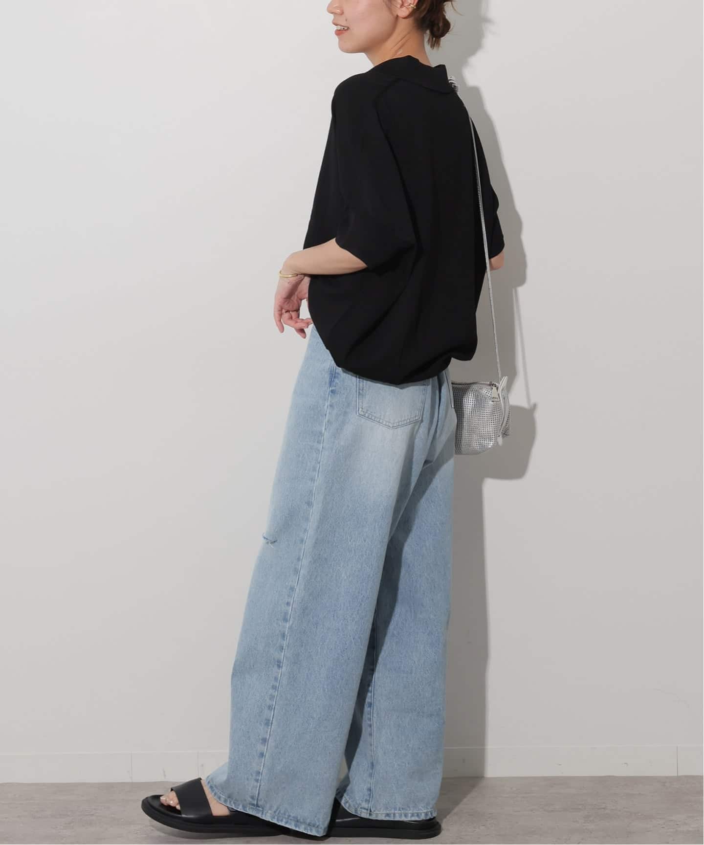 追加4》ウォッシャブルドルマンポロニット（ニット／セーター