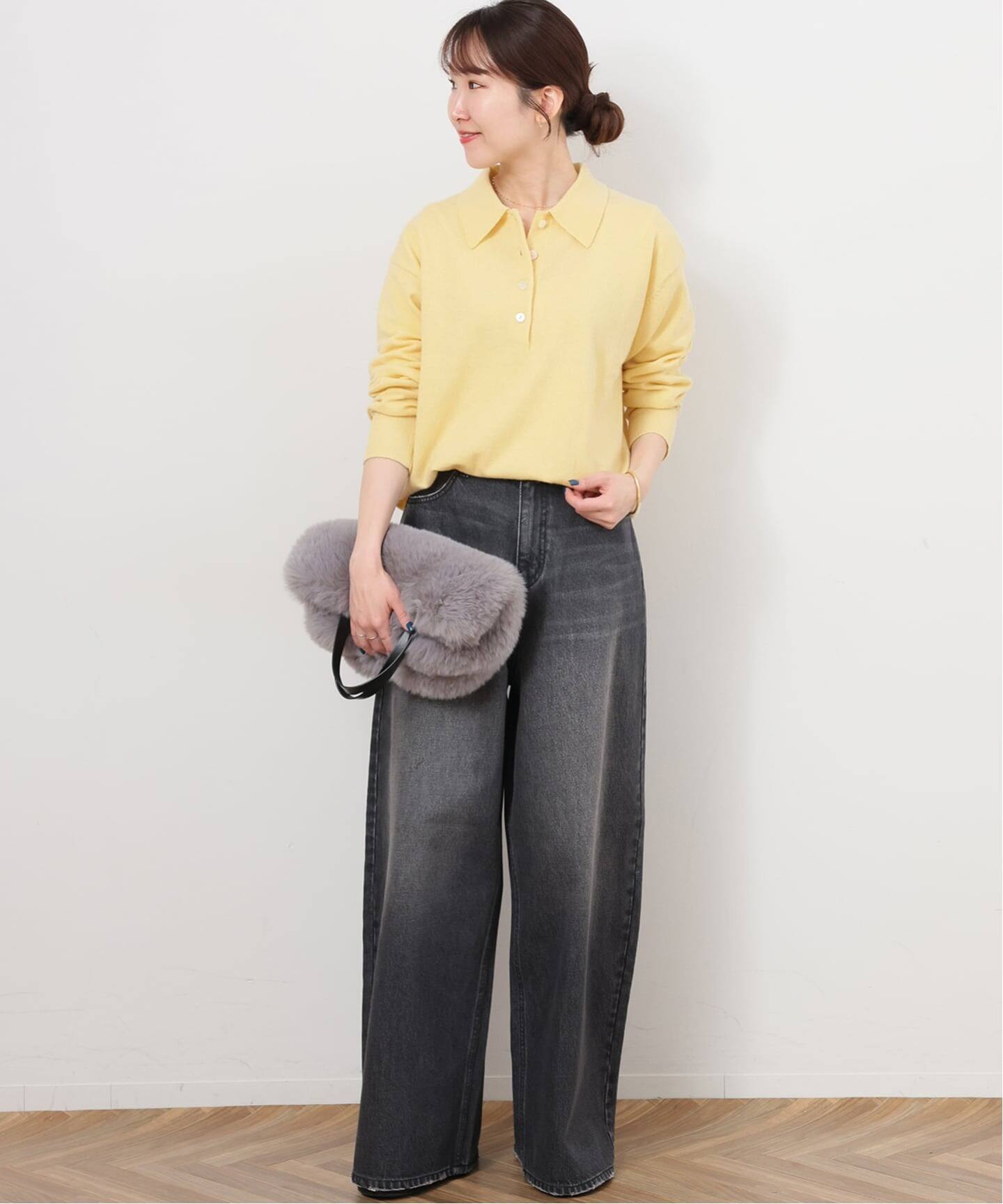 ウォッシャブルウールポロシャツ（ニット／セーター）｜JOURNAL