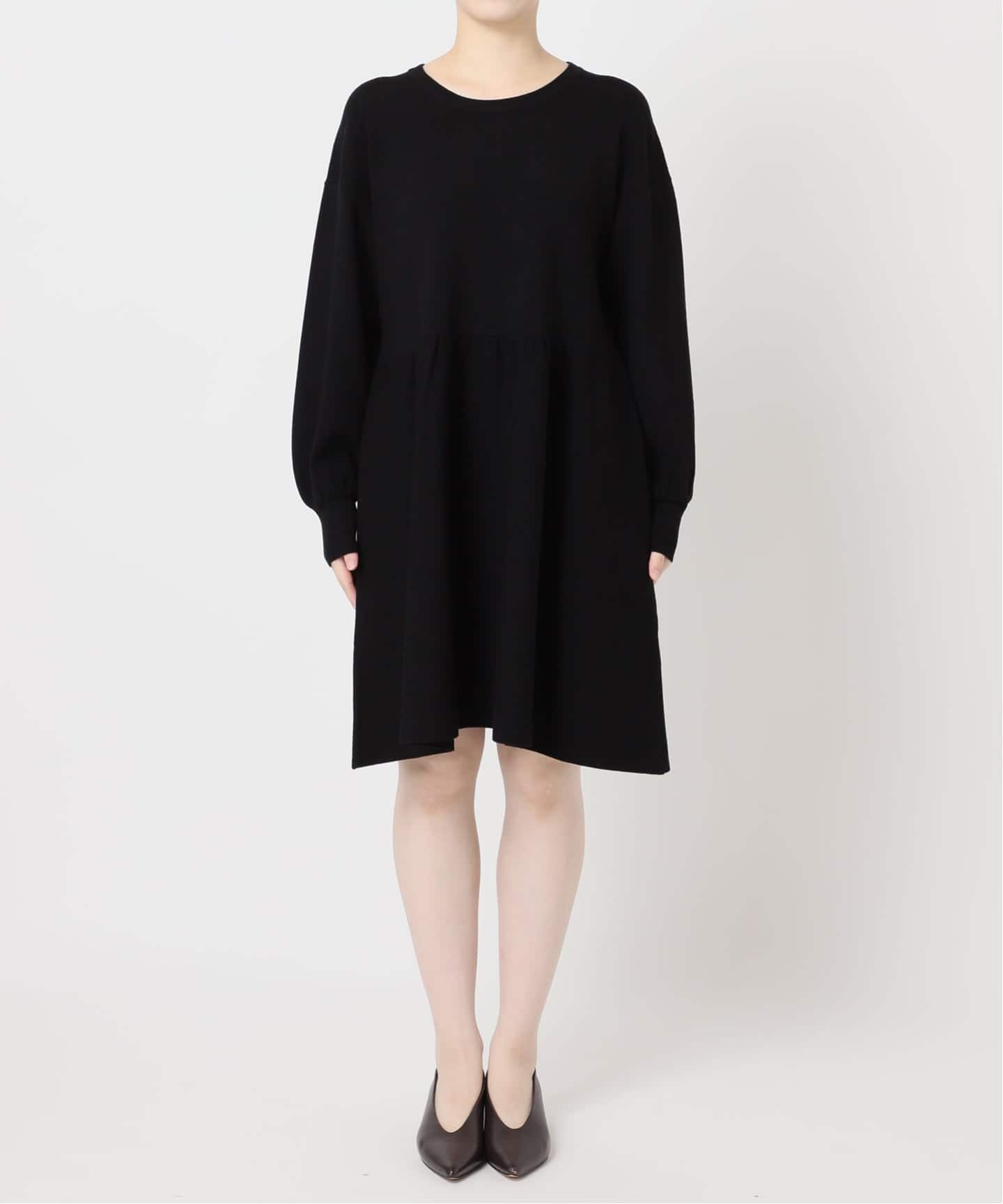 WEB限定追加》ウォッシャブルペプラムチュニック（チュニック