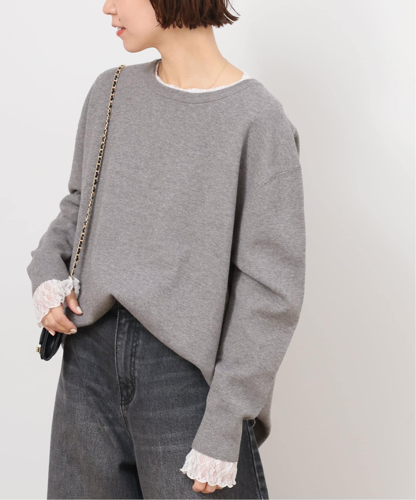 追加》ウォッシャブルミラノリブプルオーバー（ニット／セーター