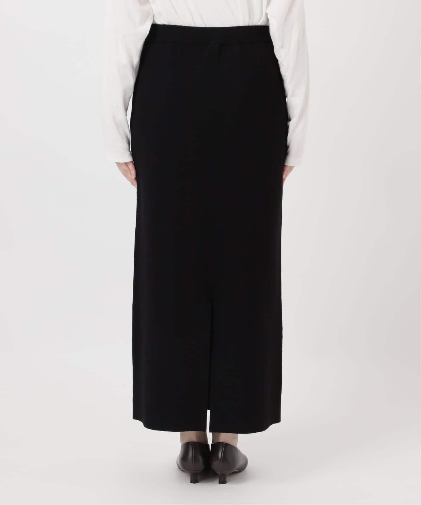 relumeウォッシャブルミラノリブIラインスカート 追加》ウォッシャブルミラノリブIラインスカート（ロング・マキシ丈