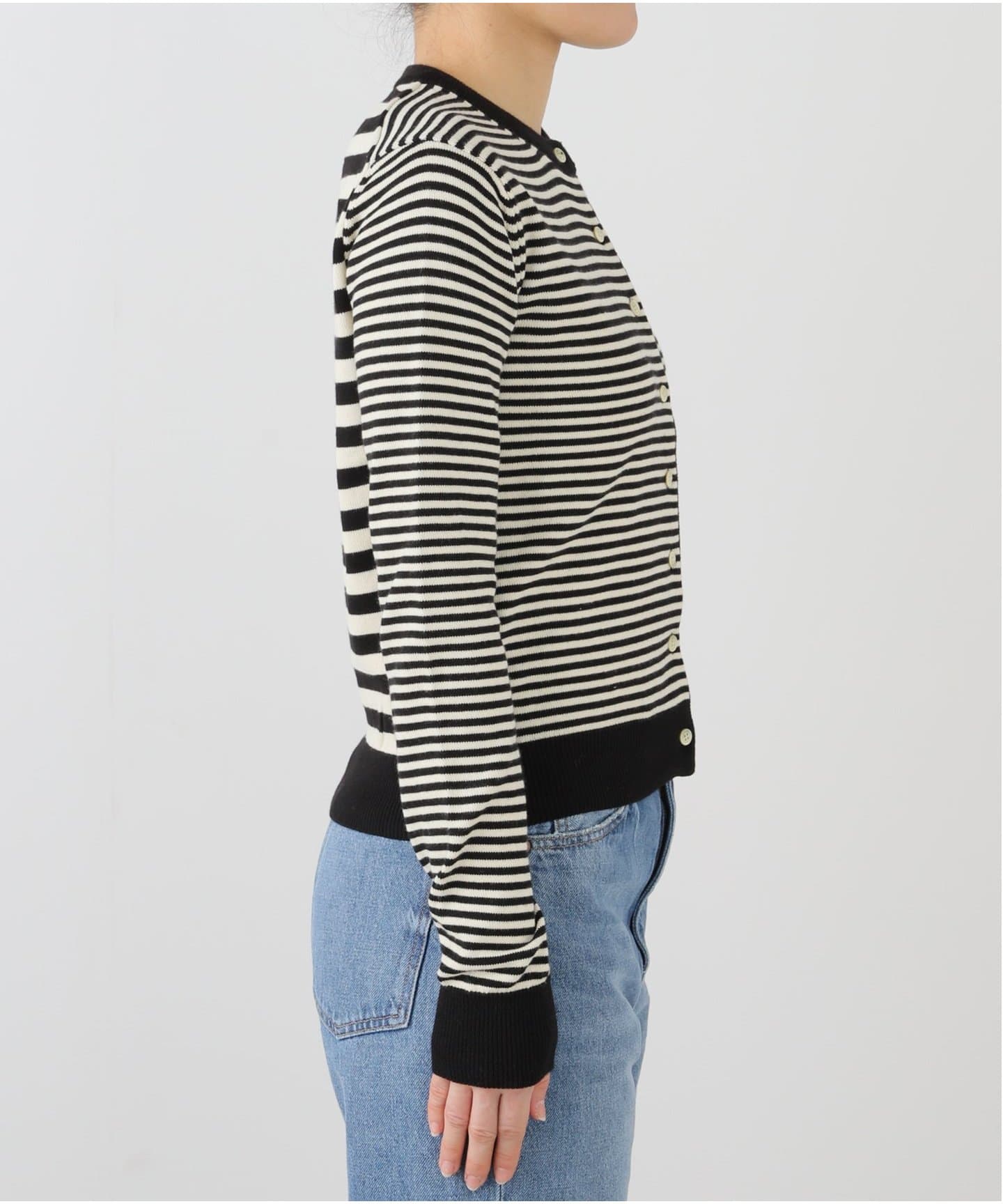 GREEN BUTTER/グリーンバター】Washable Stripe Cotton CD