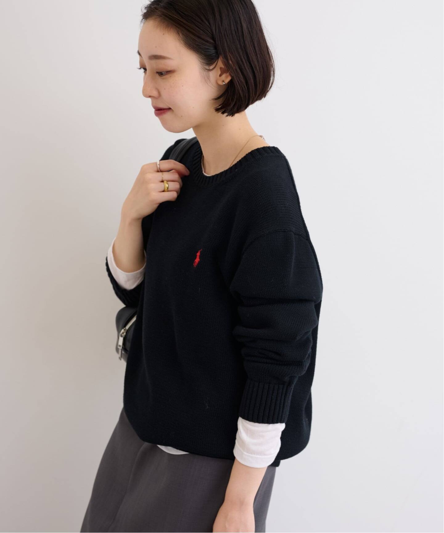 POLO RALPH LAUREN ロングスリーブニット　L POLO RALPH LAUREN】ロングスリーブニット（ニット／セーター