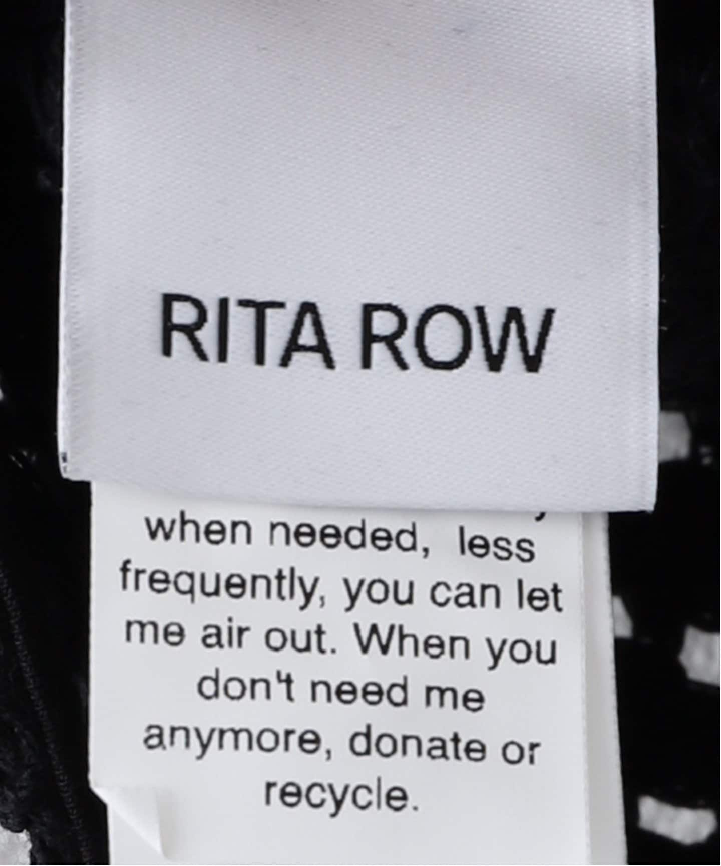 ニット セーター 「RITA ROW/ リタロウ」 LEAF TOP レディース RITA ROW ニット セーター 「RITA ROW/ リタロウ」 LEAF TOP