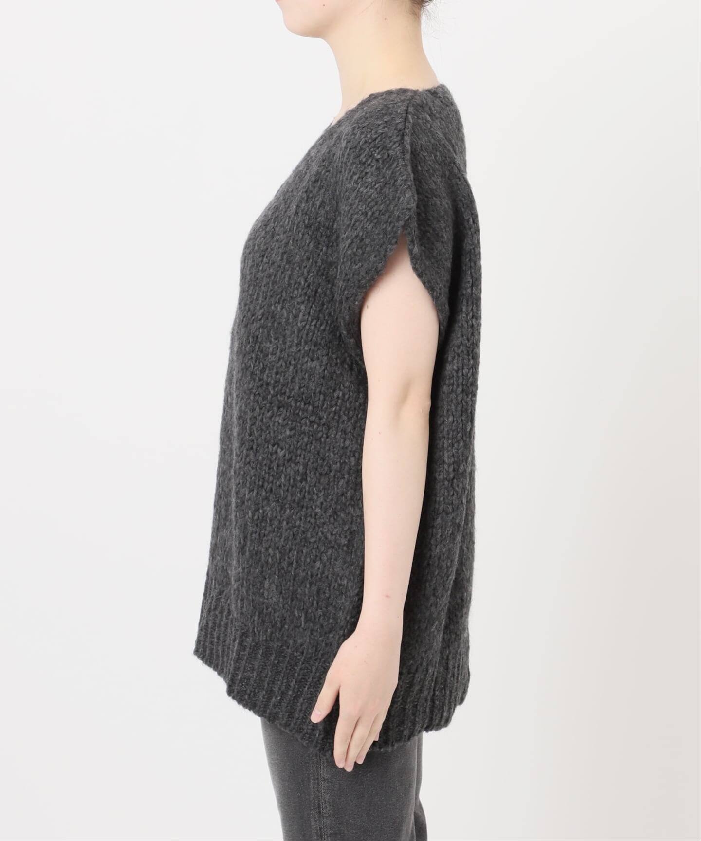 ブラウン Vネック ニットベスト トリコットジーンマルク VNベスト TRICOTS JEAN MARC ベスト ジレ 「TRICOTS MARC/トリコ・ジャン