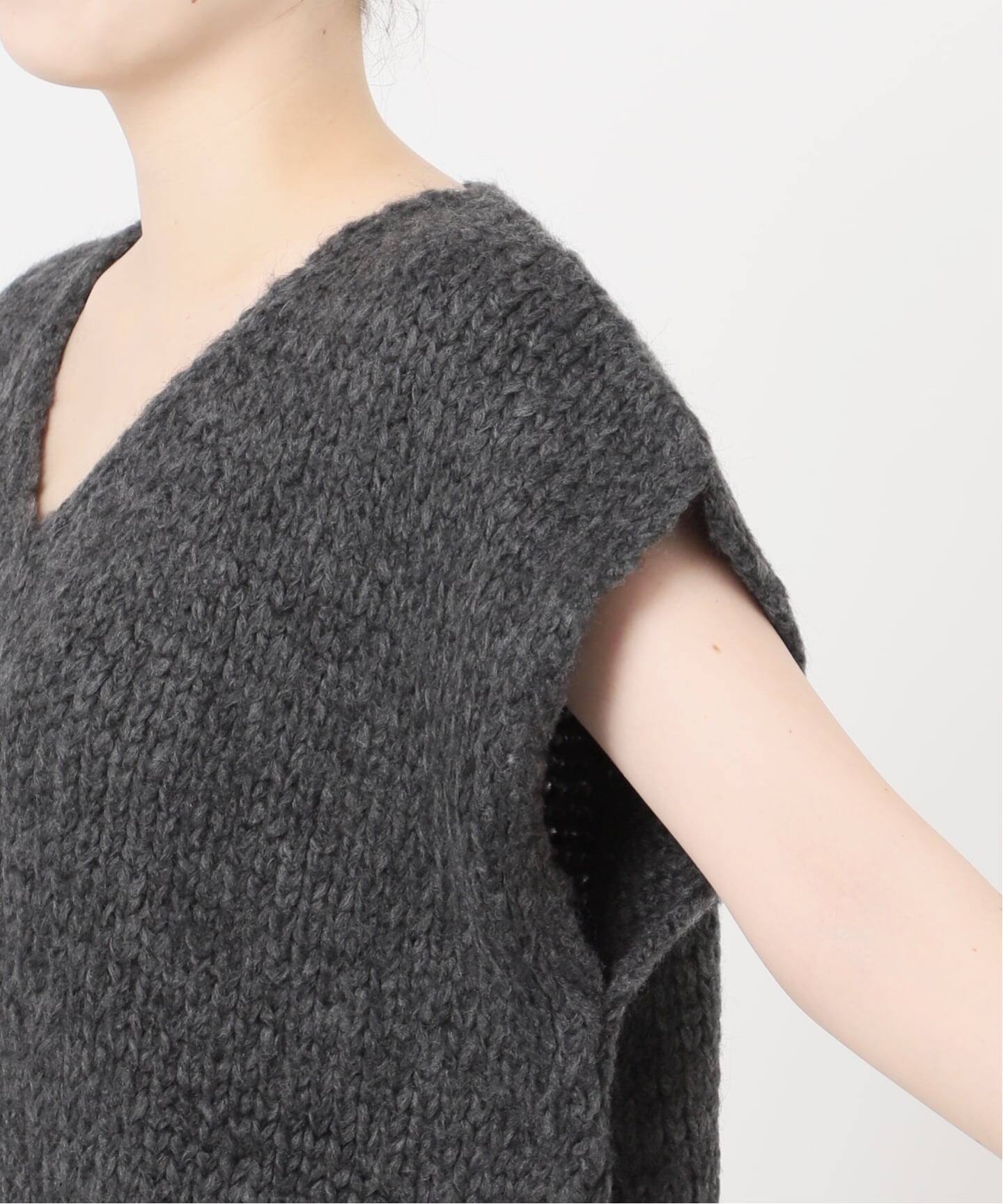 TRICOTS JEAN MARC/トリコ・ジャンマルク】V/N VEST：ニットベスト