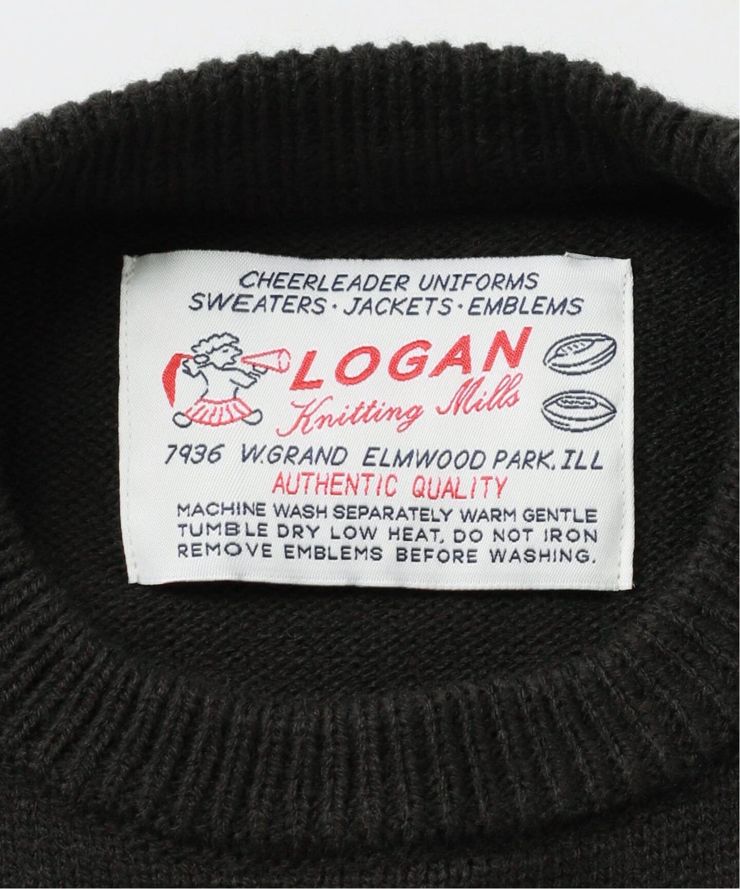 WEB限定追加》別注【LOGAN Knitting Mills】ジャカードニットプル