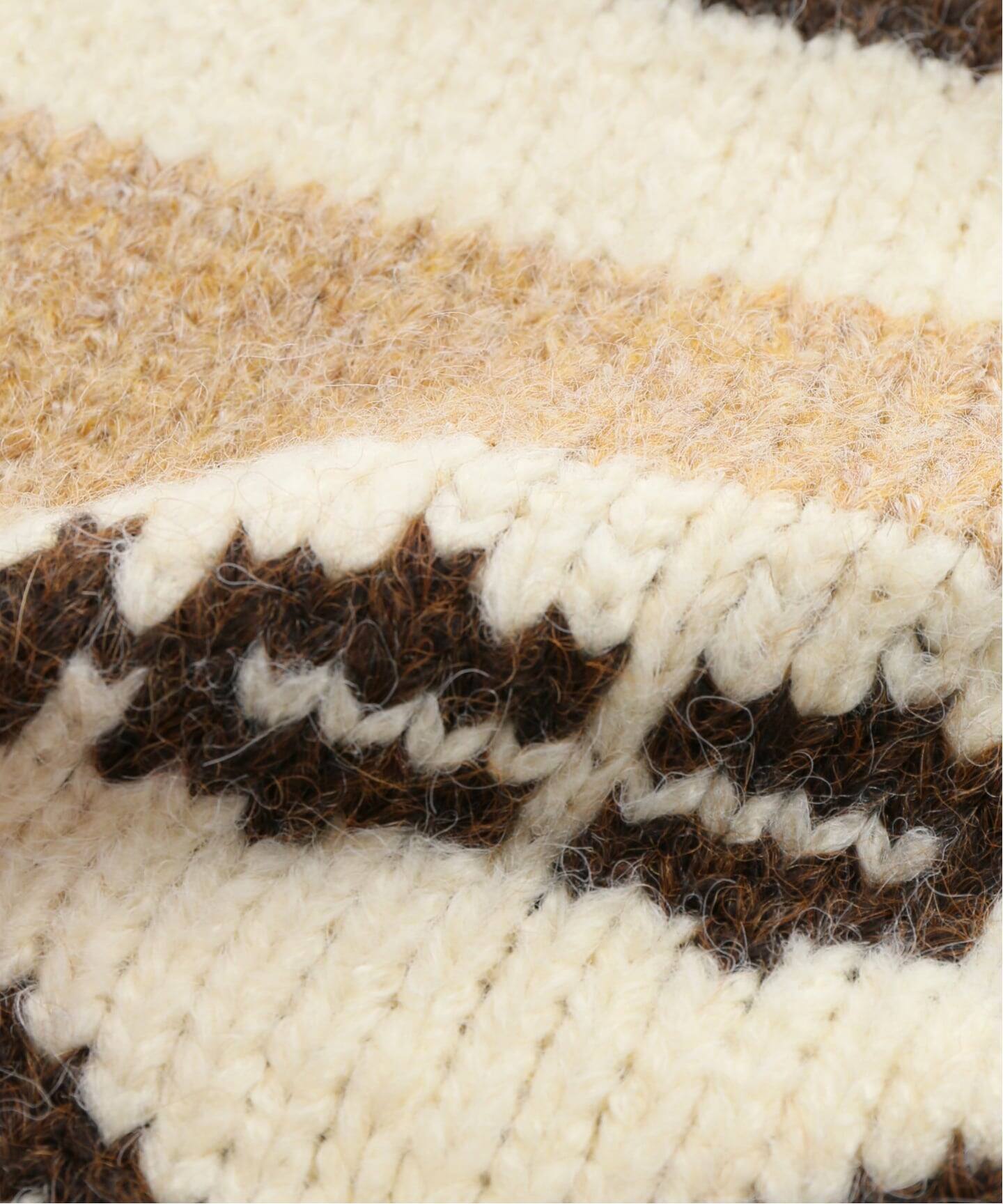 GREEN BUTTER/グリーンバター】 Alpaca Duffle Cardigan（カーディガン