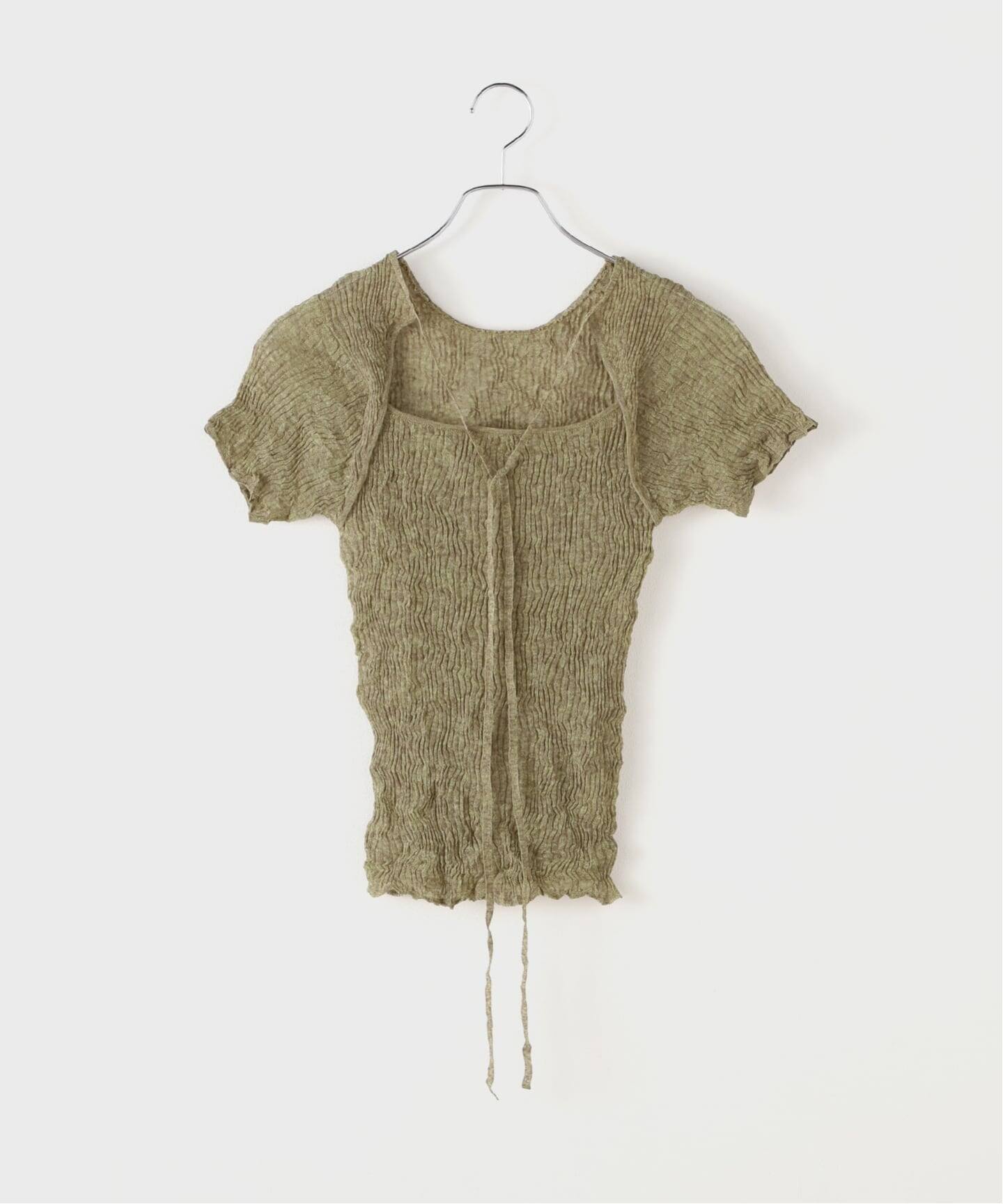 TODAYFUL/トゥデイフル】 2way Sheer Knittops（ニット／セーター 