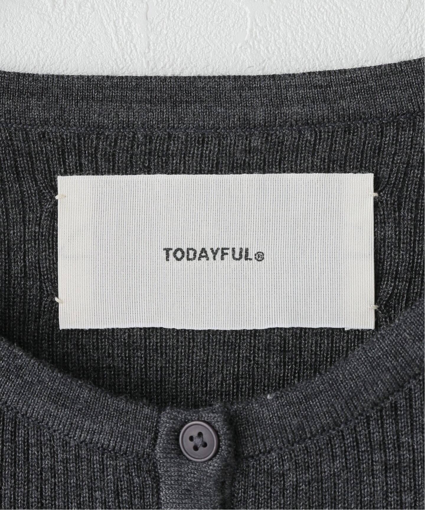 TODAYFUL/トゥデイフル】 Silkwool Knit Cardigan（カーディガン