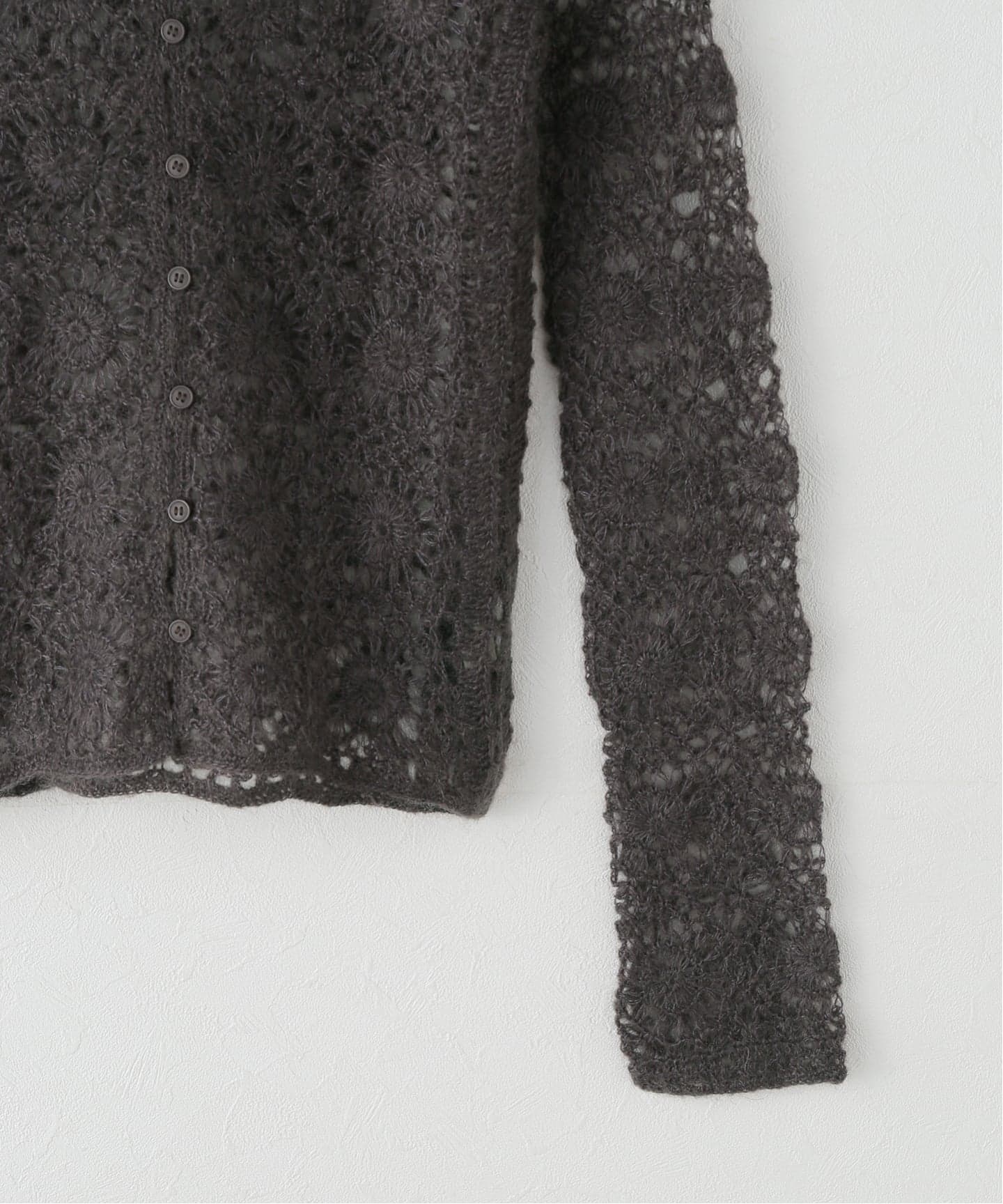 TODAYFUL/トゥデイフル】Mohair Crochet Knitshirts（ニット