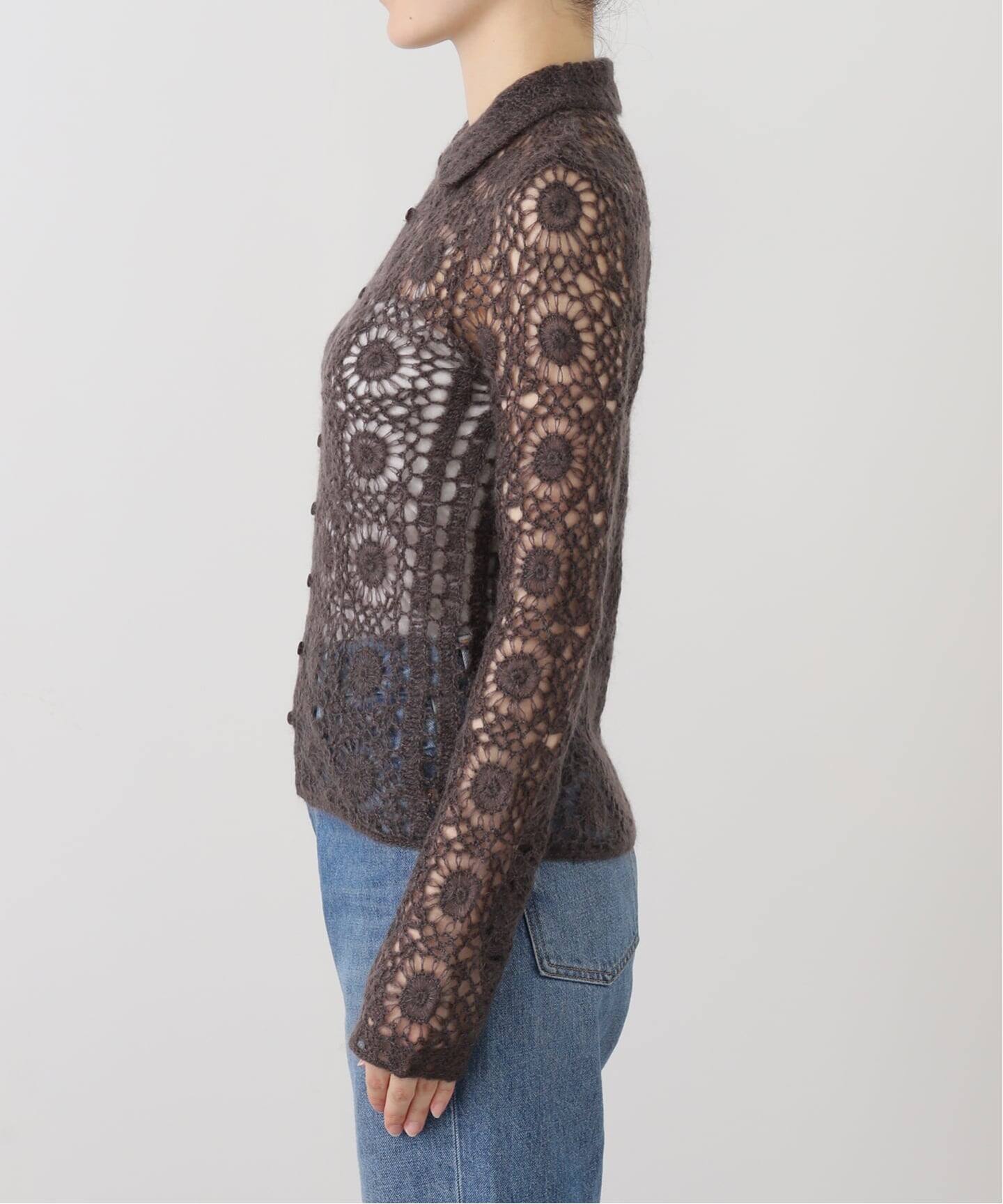 TODAYFUL/トゥデイフル】Mohair Crochet Knitshirts（ニット／セーター